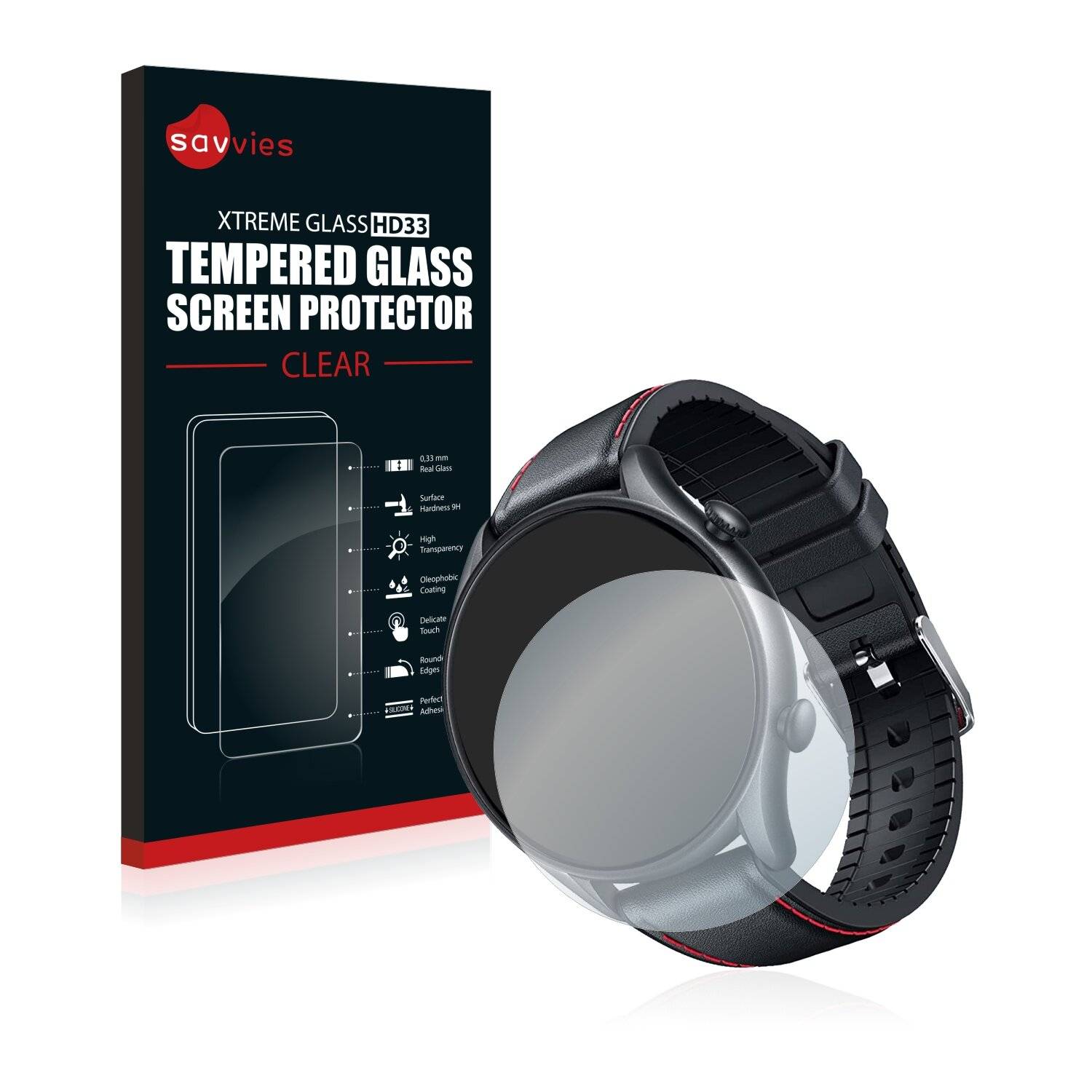Savvies HD33 Clear Schutzglas für Weybon
