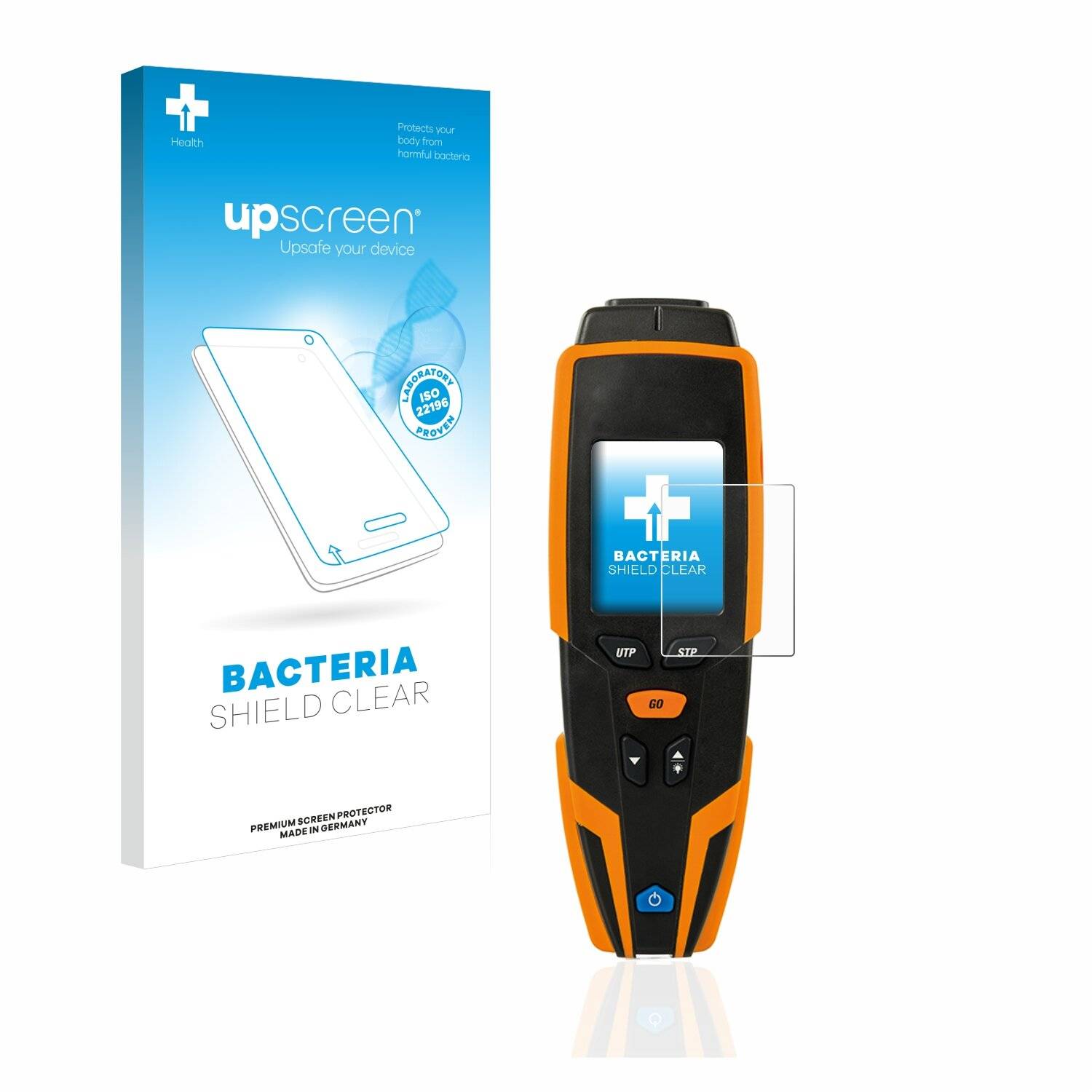 upscreen Bacteria Shield Clear Premium Antibakterielle Displayschutzfolie für HT Quicklan