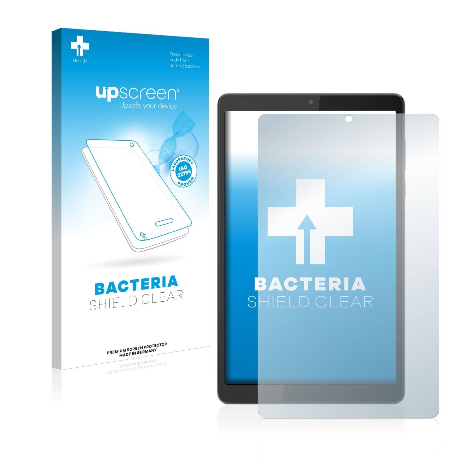 upscreen Bacteria Shield Clear Premium Antibakterielle Displayschutzfolie für Lenovo Tab M8