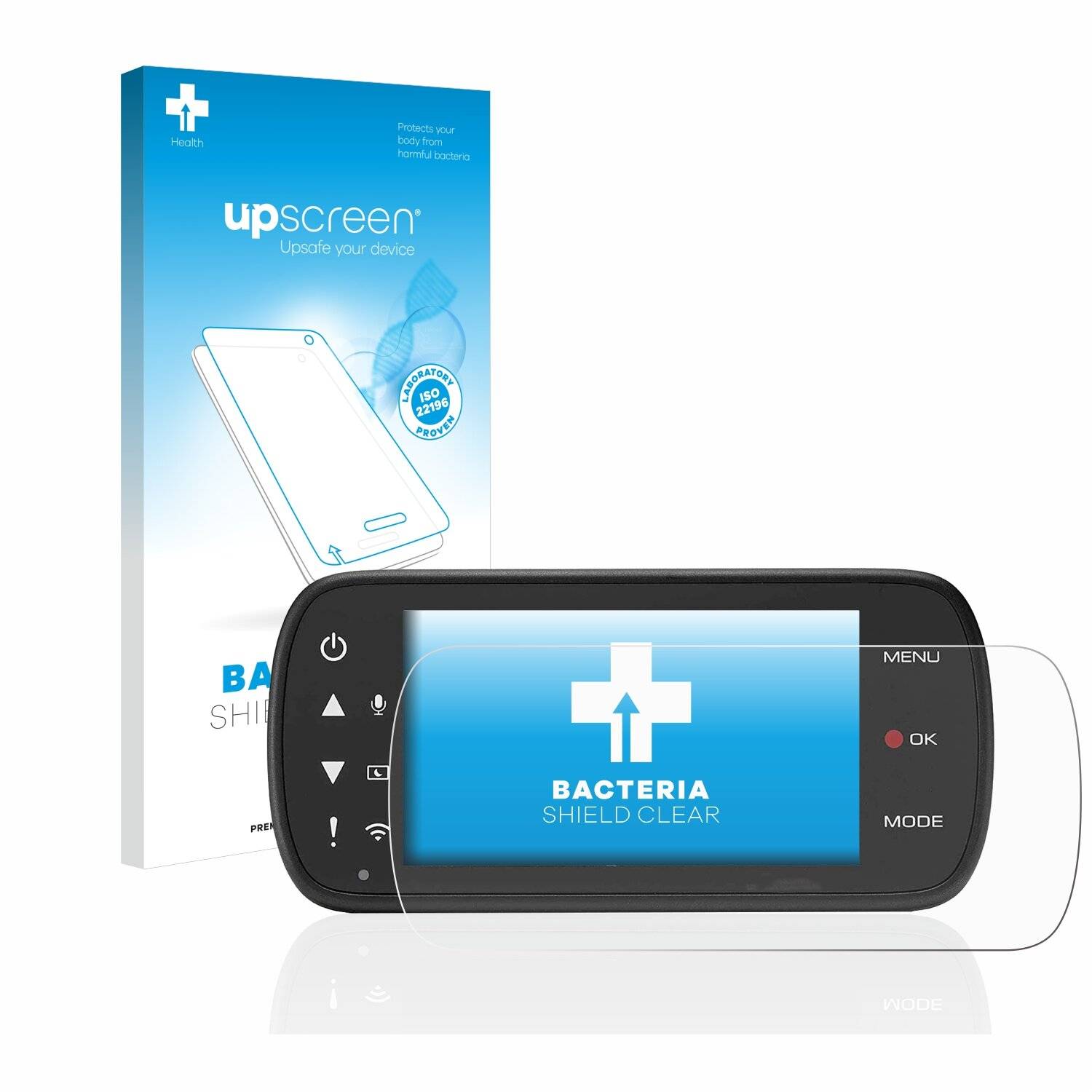 upscreen Bacteria Shield Clear Premium Antibakterielle Displayschutzfolie für Kenwood