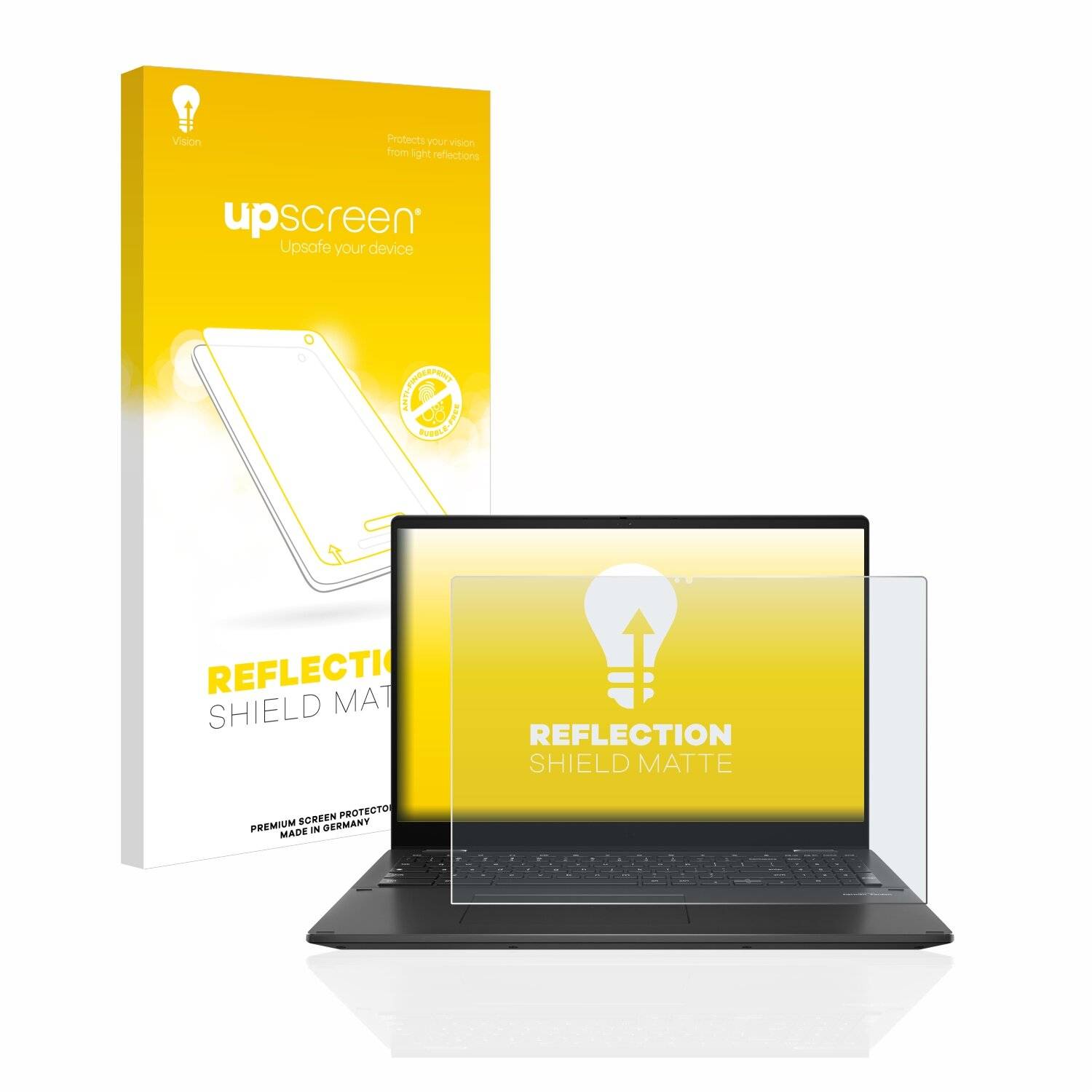 upscreen Reflection Shield Matte Premium Displayschutzfolie für Asus Chromebook Flip CX5 16