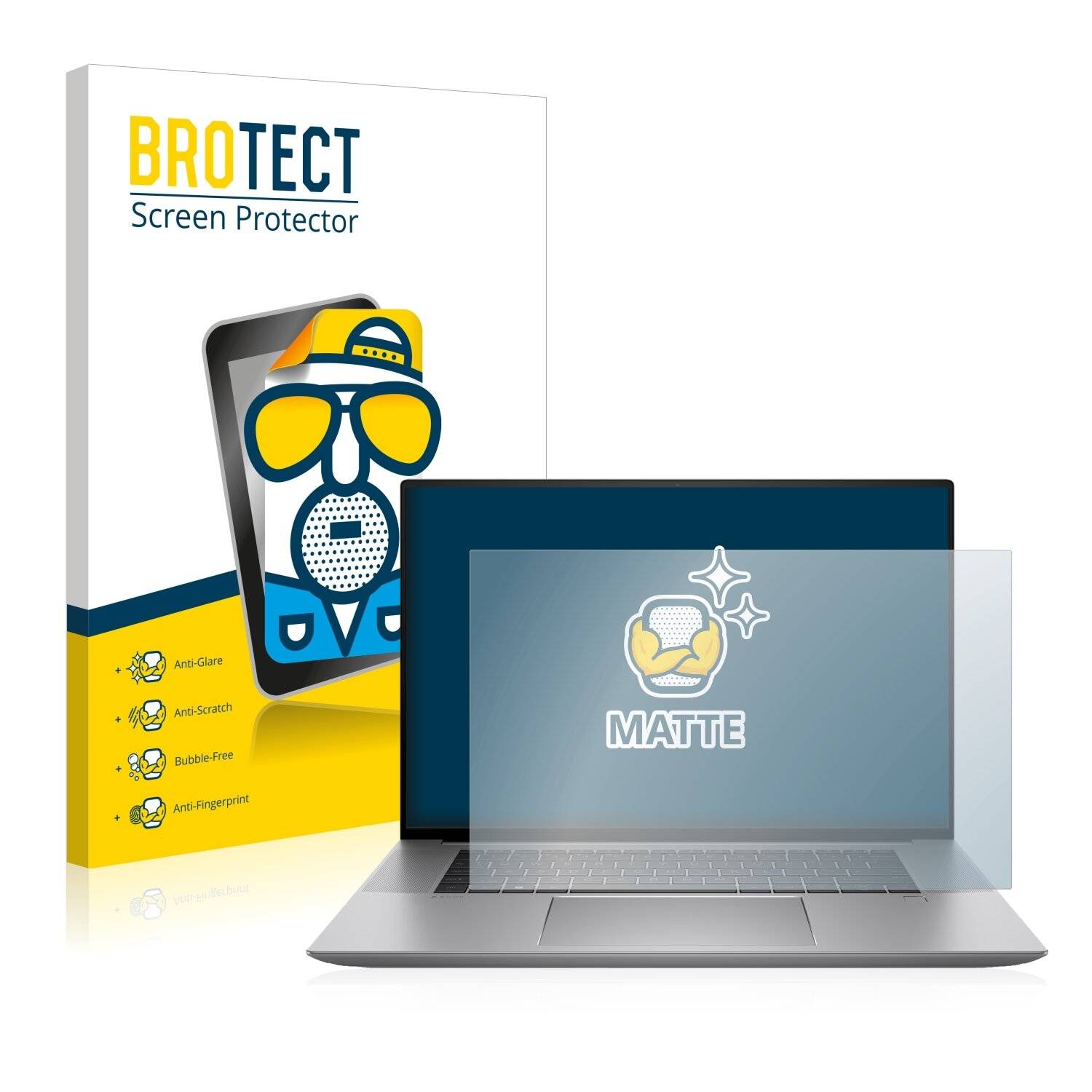 BROTECT Matte Displayschutzfolie für HP Zbook Studio 16 G9 - Entspiegelt,