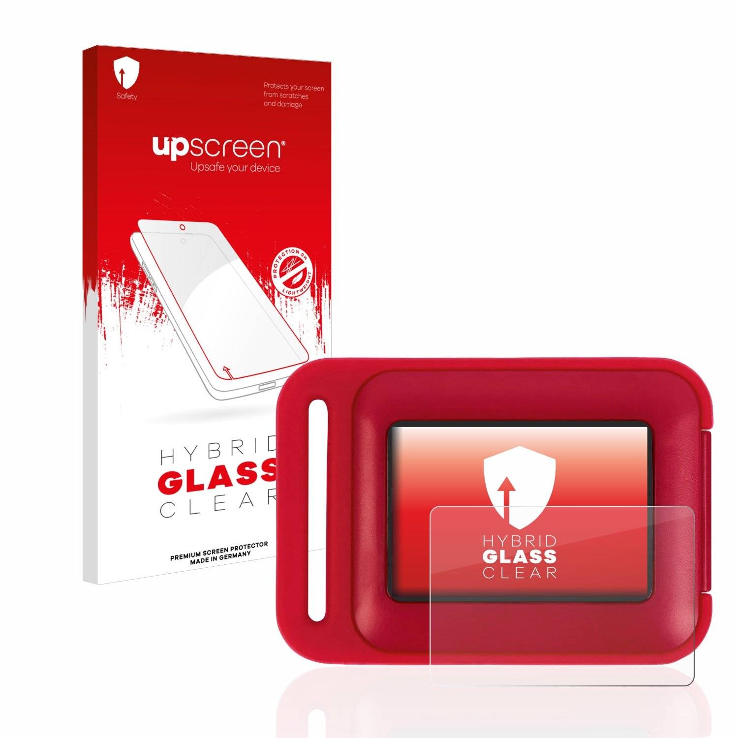 upscreen Hybrid Glass Clear Premium Schutzglas Folie für Crivit