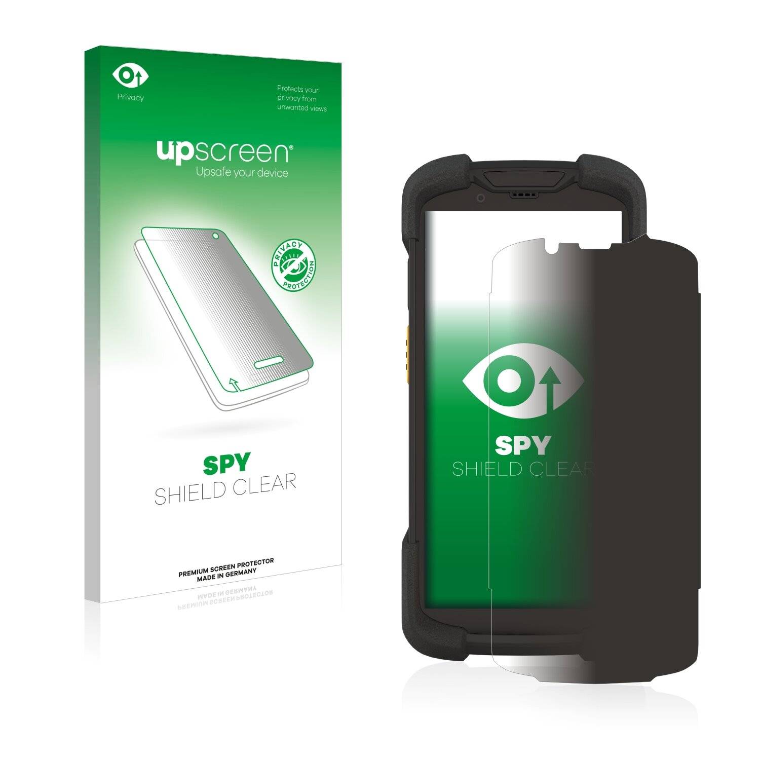 upscreen Spy Shield Clear Premium Blickschutzfolie für Zebra