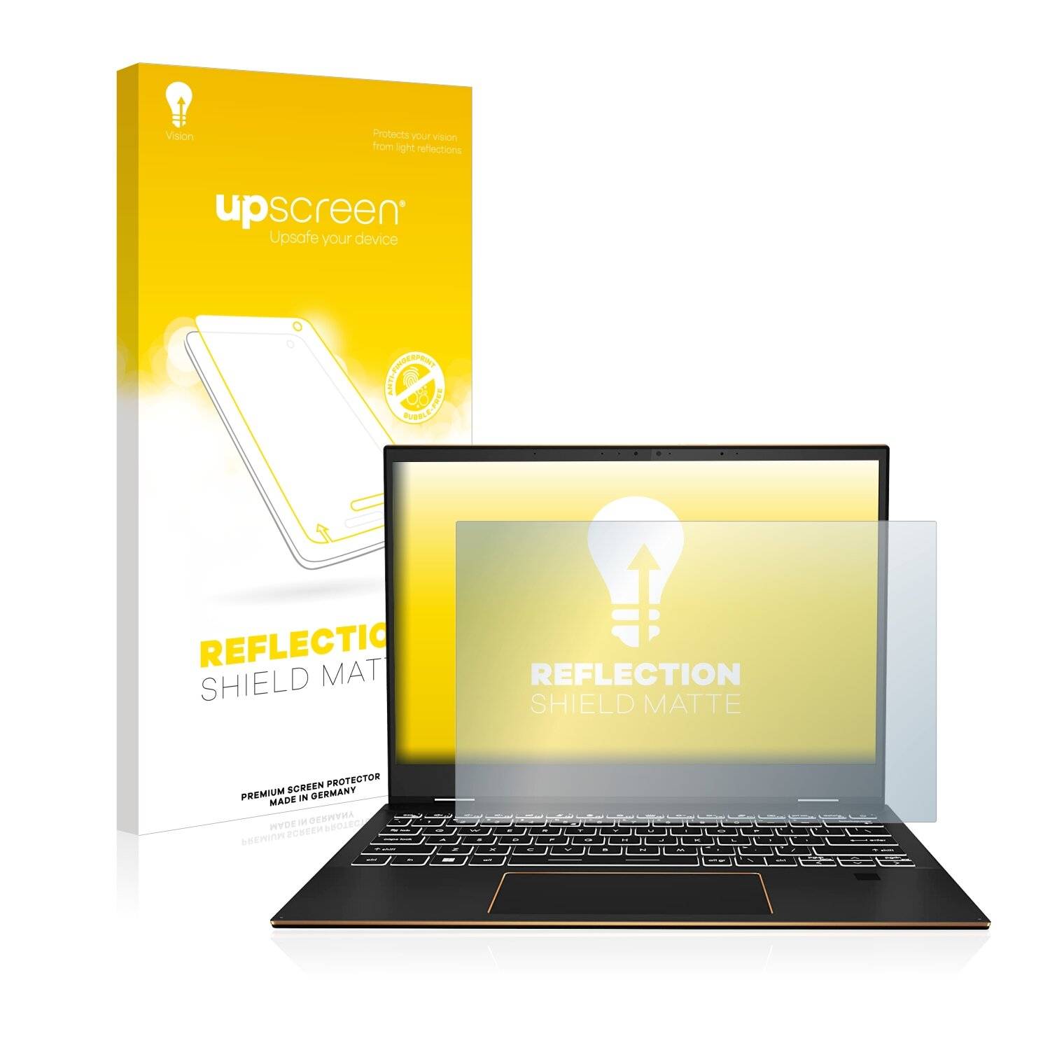 upscreen Reflection Shield Matte Premium Displayschutzfolie für MSI Summit E13 Flip
