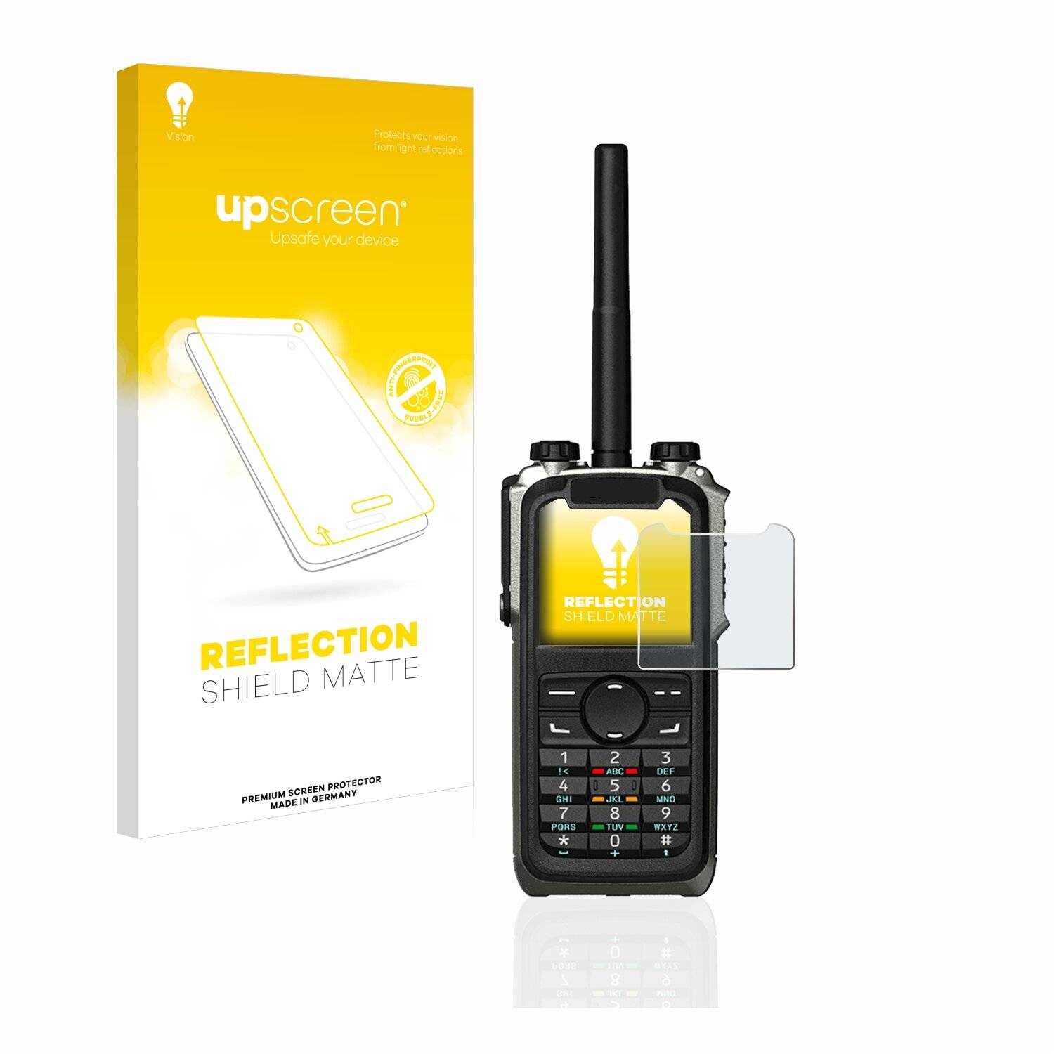 upscreen Reflection Shield Matte Premium Displayschutzfolie für Hytera