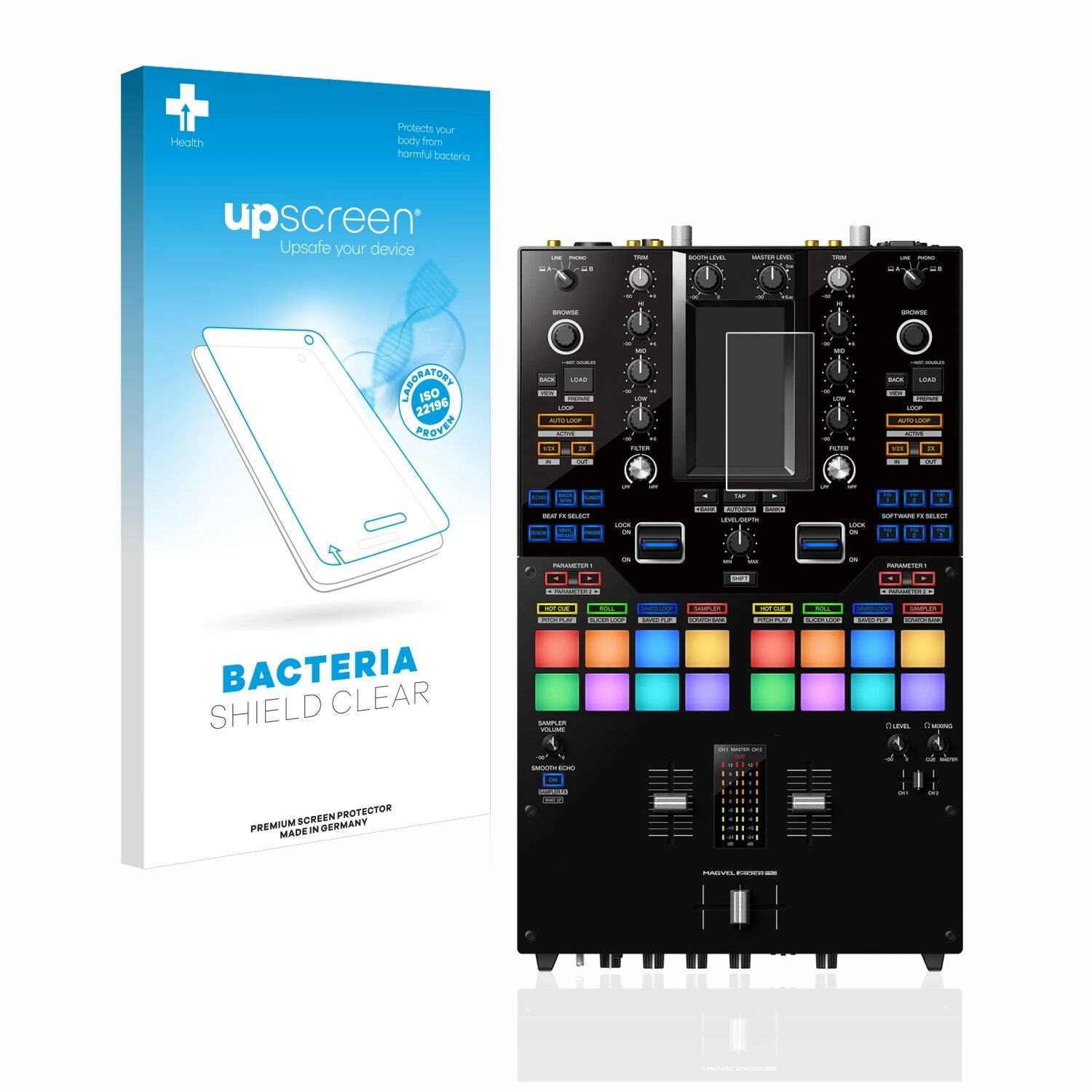 upscreen Bacteria Shield Clear Premium Antibakterielle Displayschutzfolie für Pioneer