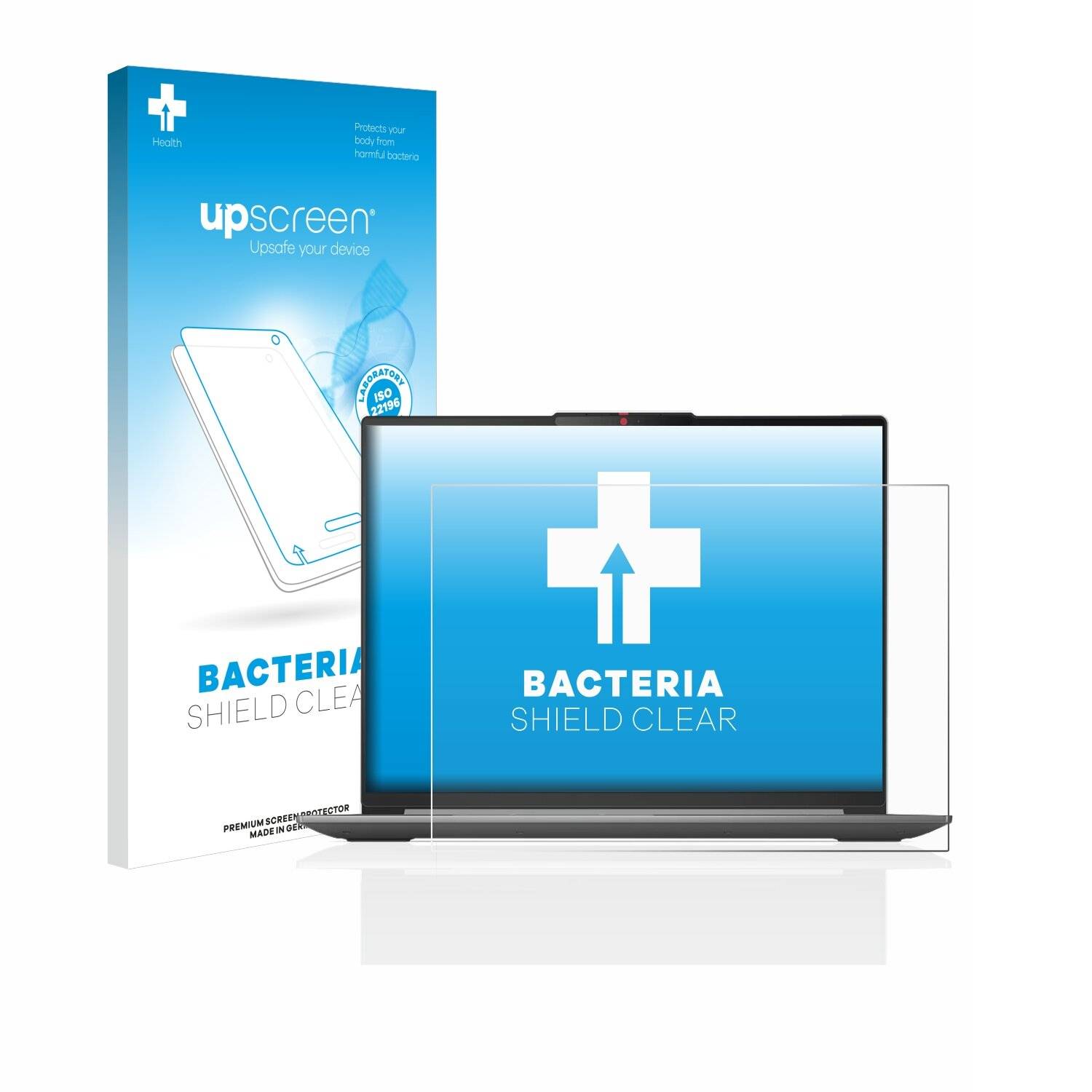 upscreen Bacteria Shield Clear Premium Antibakterielle Displayschutzfolie für Lenovo IdeaPad