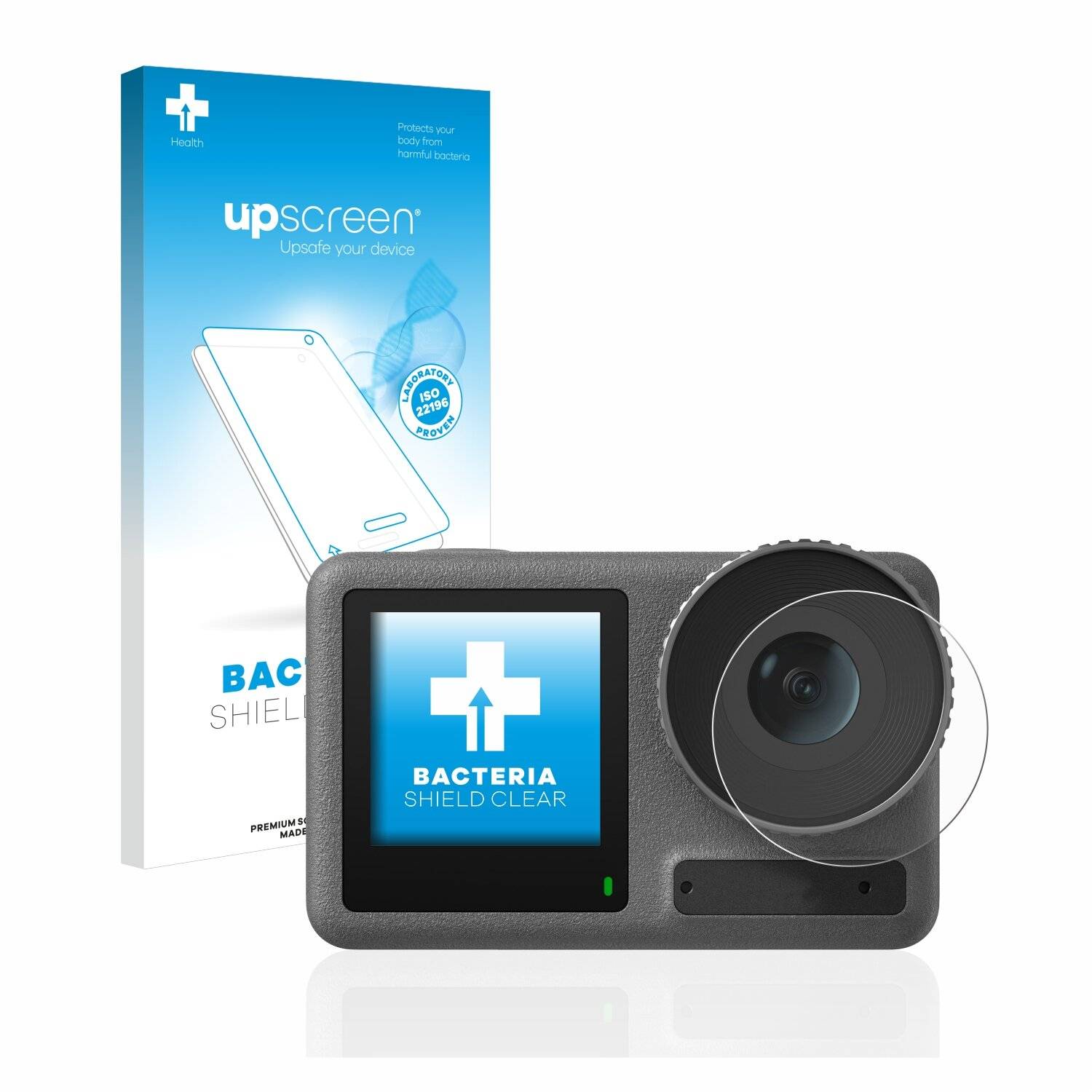 upscreen Bacteria Shield Clear Premium Antibakterielle Displayschutzfolie für DJI Osmo