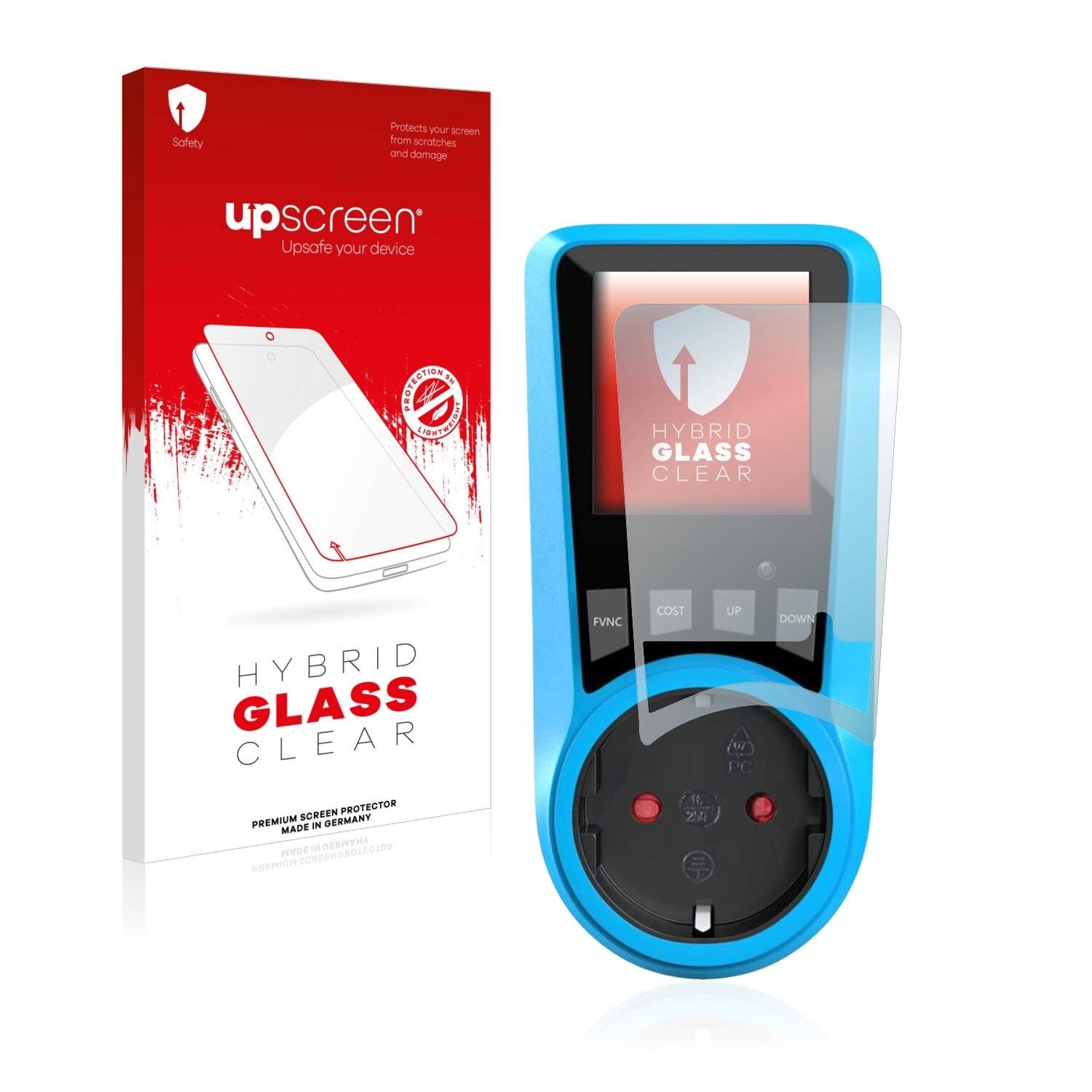 upscreen Hybrid Glass Clear Premium Schutzglas Folie für BMK