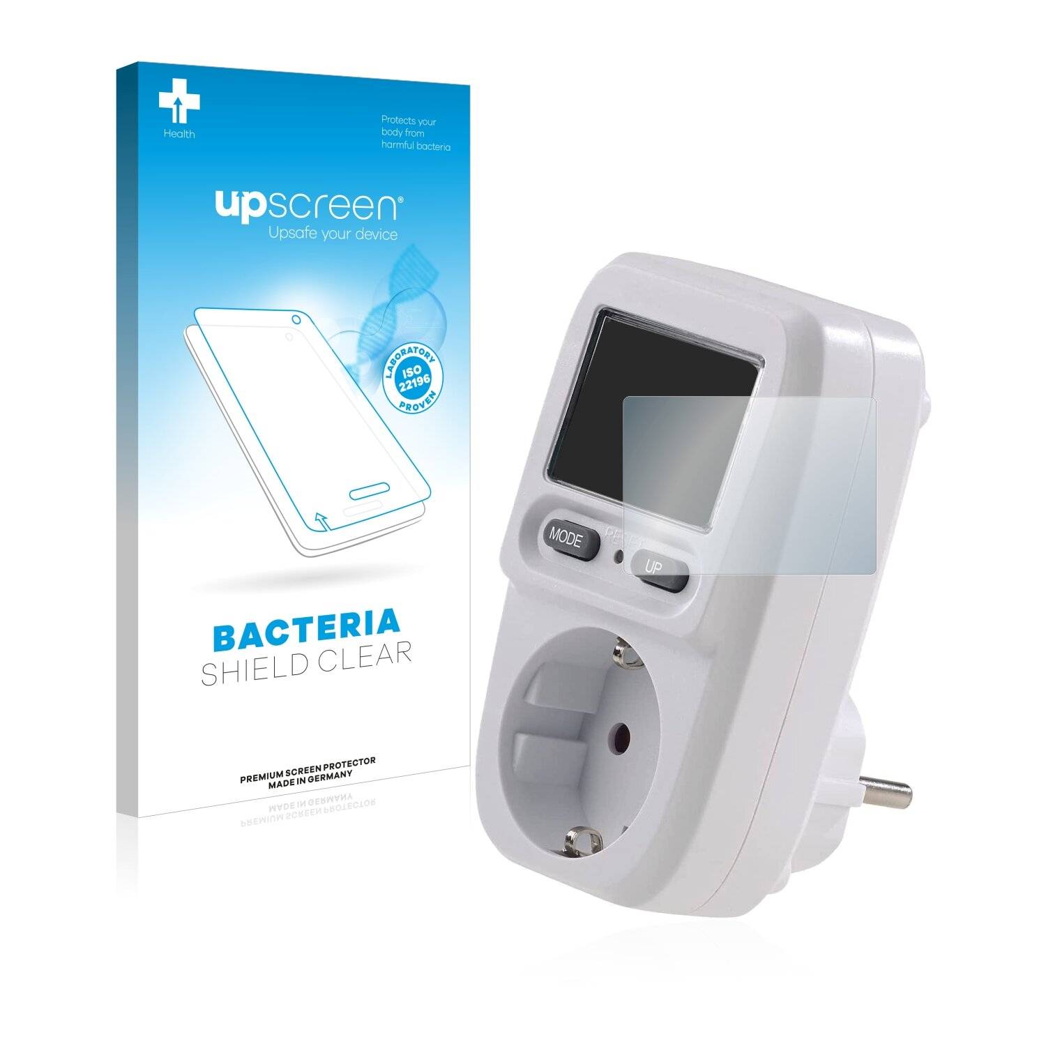 upscreen Bacteria Shield Clear Premium Antibakterielle Displayschutzfolie für revolt
