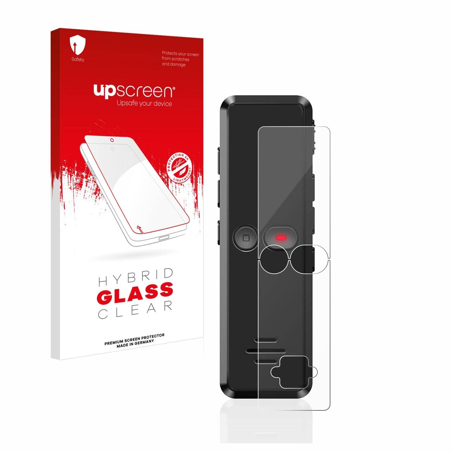 upscreen Hybrid Glass Clear Premium Schutzglas Folie für Tschisen