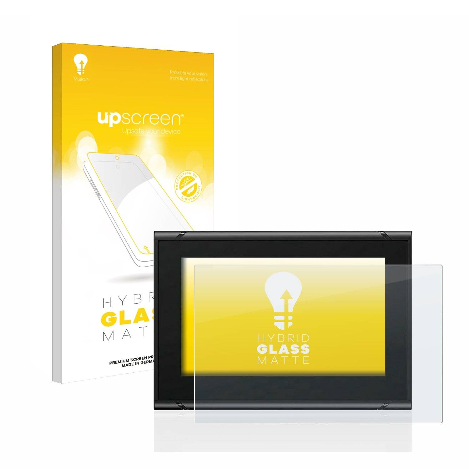 upscreen Hybrid Glass Matte Premium Schutzglas Folie für B&G Vulcan 7