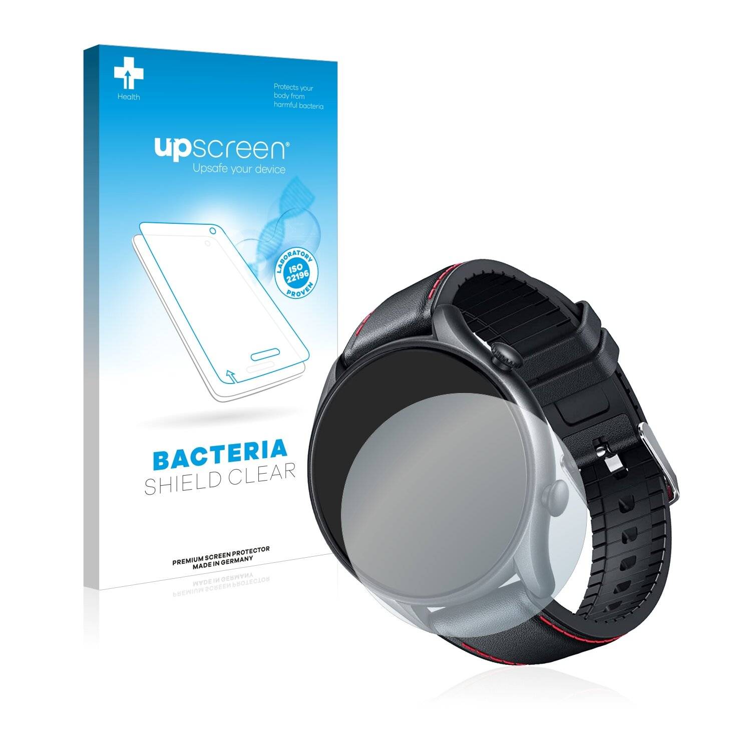upscreen Bacteria Shield Clear Premium Antibakterielle Displayschutzfolie für Weybon
