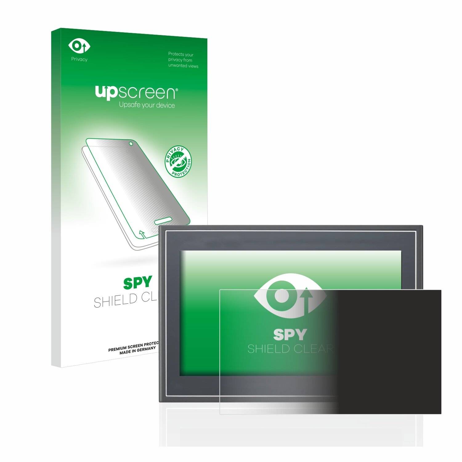 upscreen Spy Shield Clear Premium Blickschutzfolie für Delta