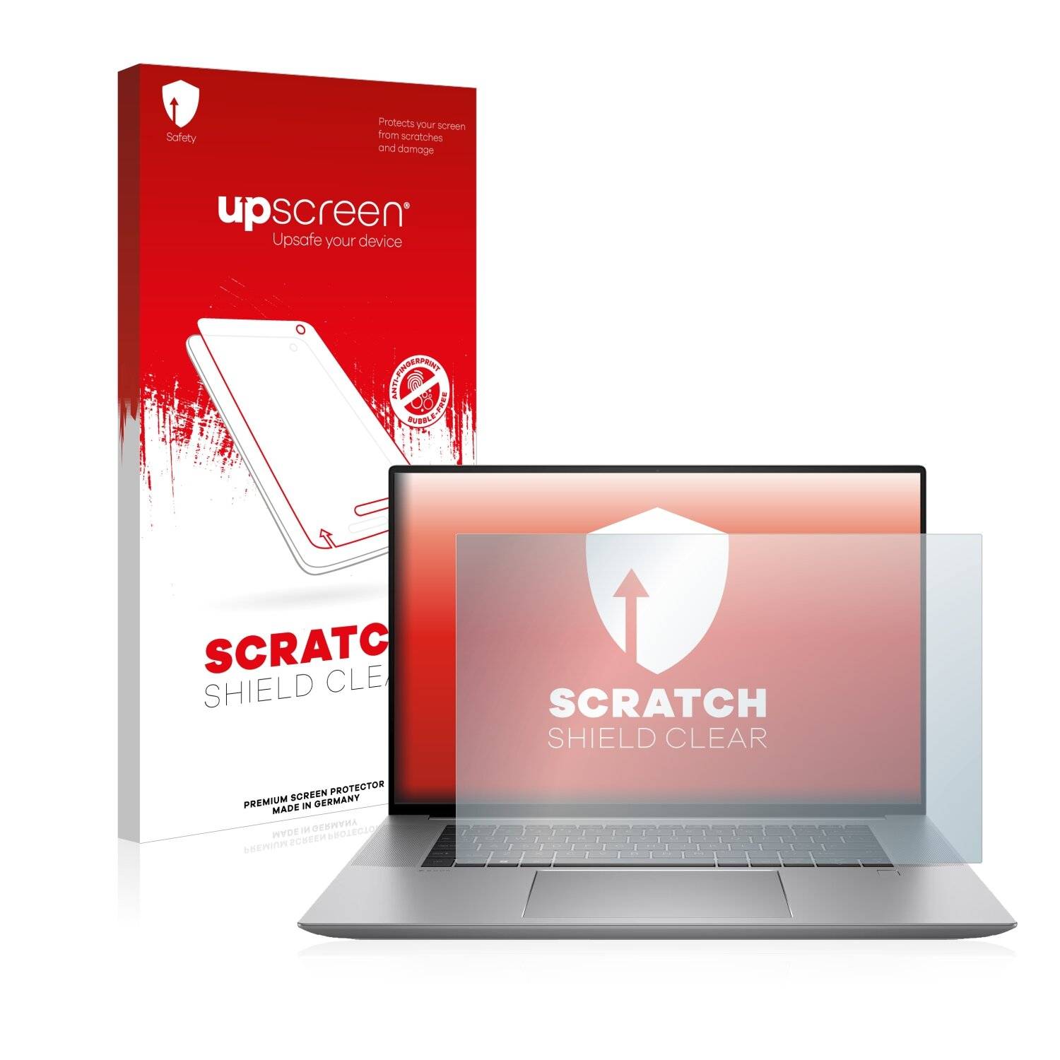upscreen Scratch Shield Clear Premium Displayschutzfolie für HP Zbook Studio 16