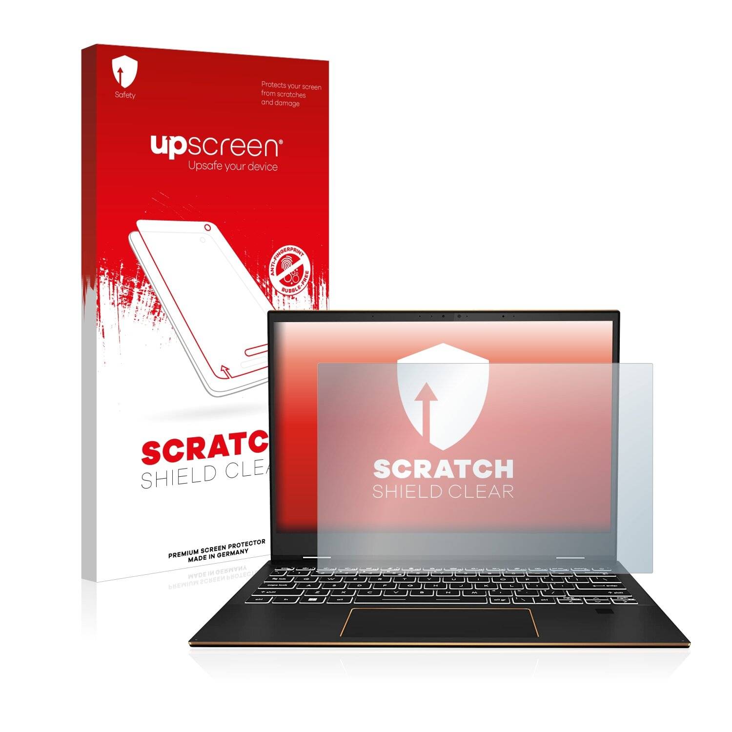 upscreen Scratch Shield Clear Premium Displayschutzfolie für MSI Summit E13 Flip