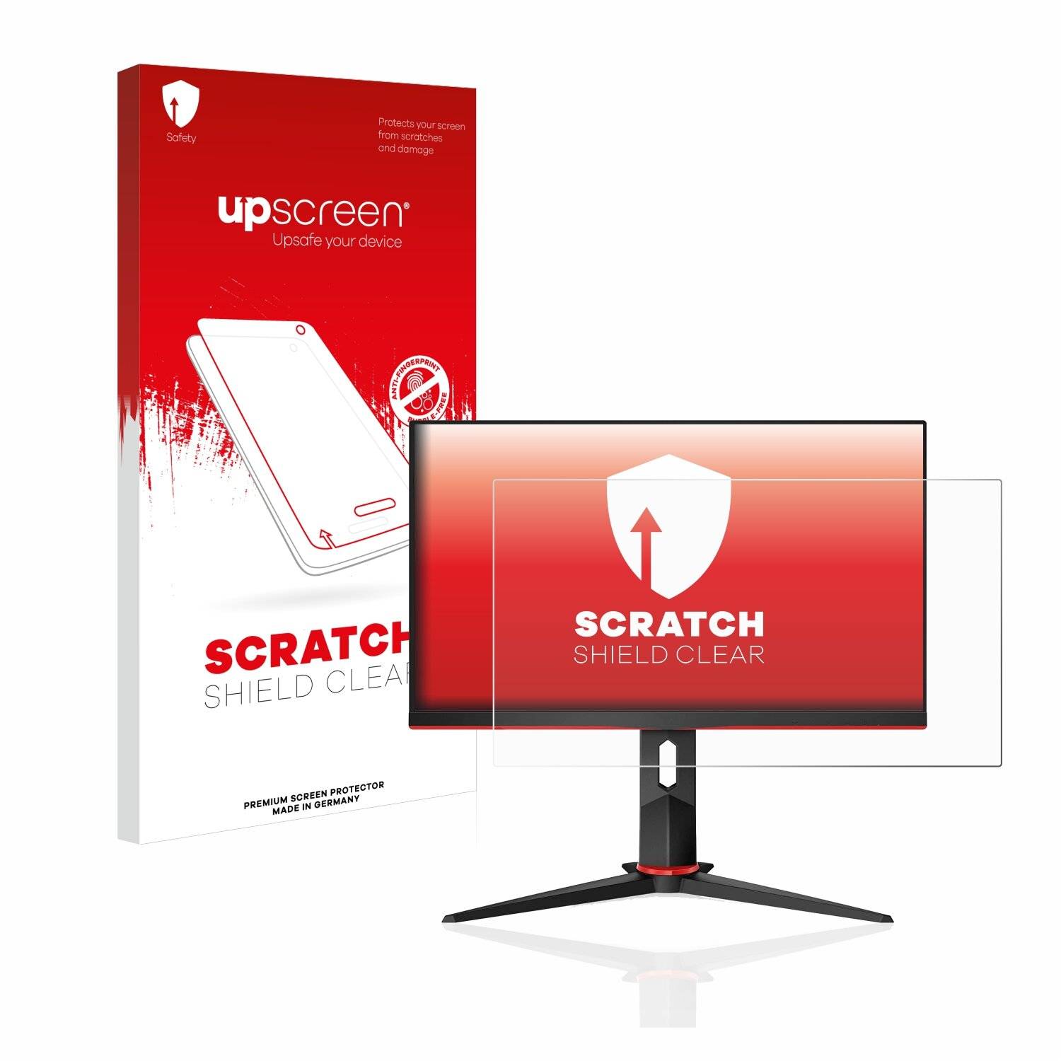 upscreen Scratch Shield Clear Premium Displayschutzfolie für AOC