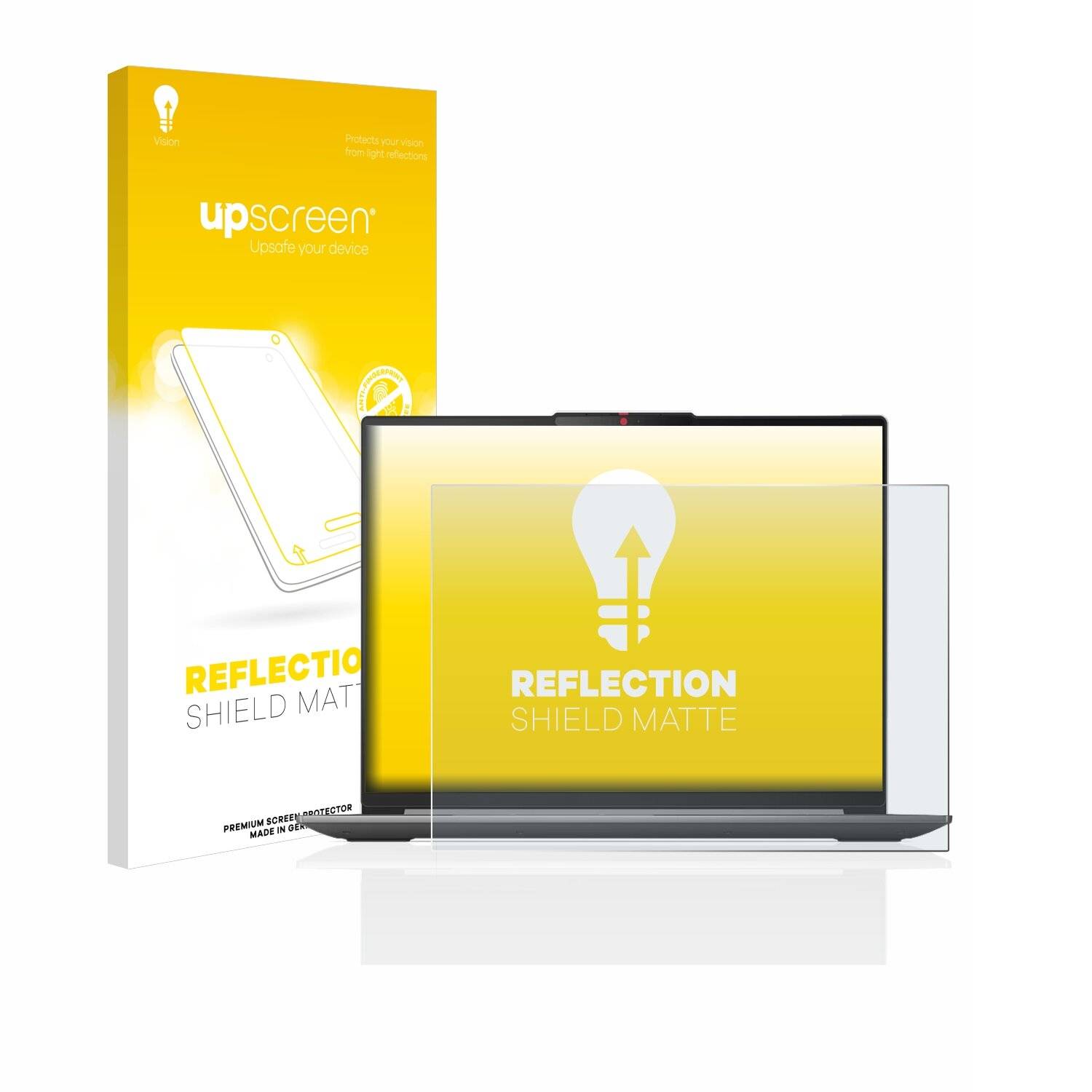 upscreen Reflection Shield Matte Premium Displayschutzfolie für Lenovo IdeaPad Slim 5i Gen 8