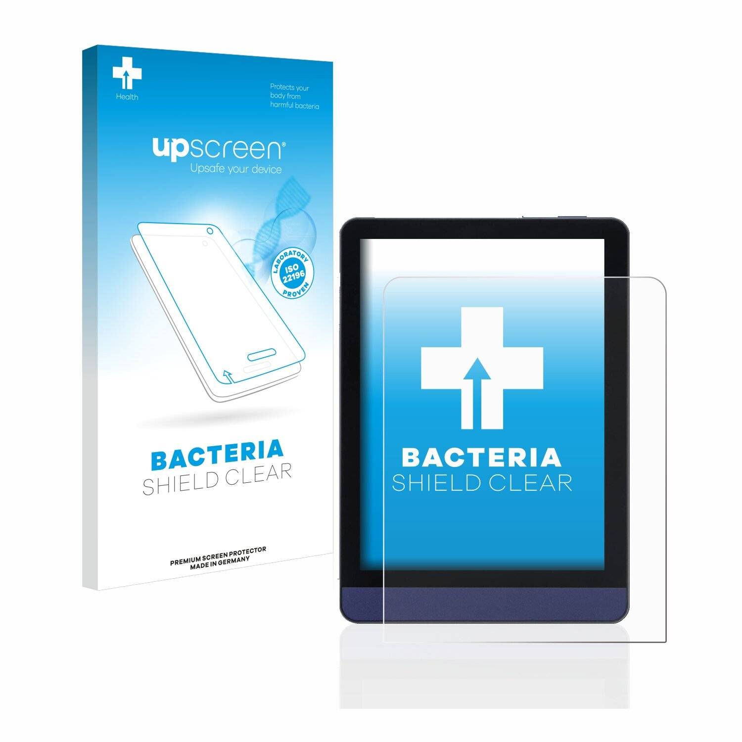 upscreen Bacteria Shield Clear Premium Antibakterielle Displayschutzfolie für Meebook