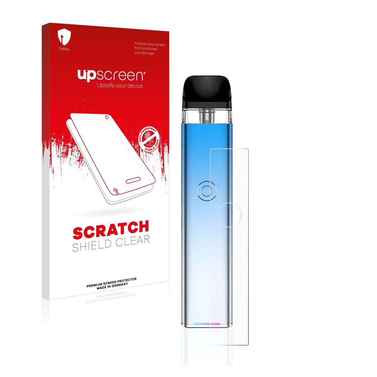 upscreen Scratch Shield Clear Premium Displayschutzfolie für Vaporesso XROS