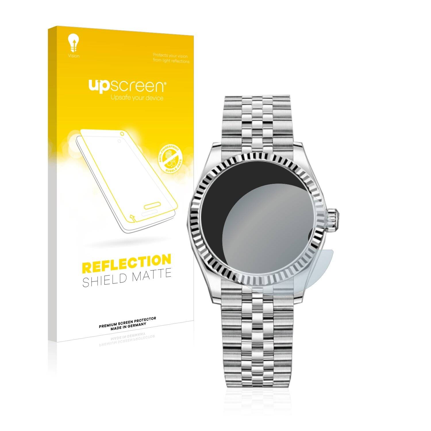 upscreen Reflection Shield Matte Premium Displayschutzfolie für Rolex Datejust
