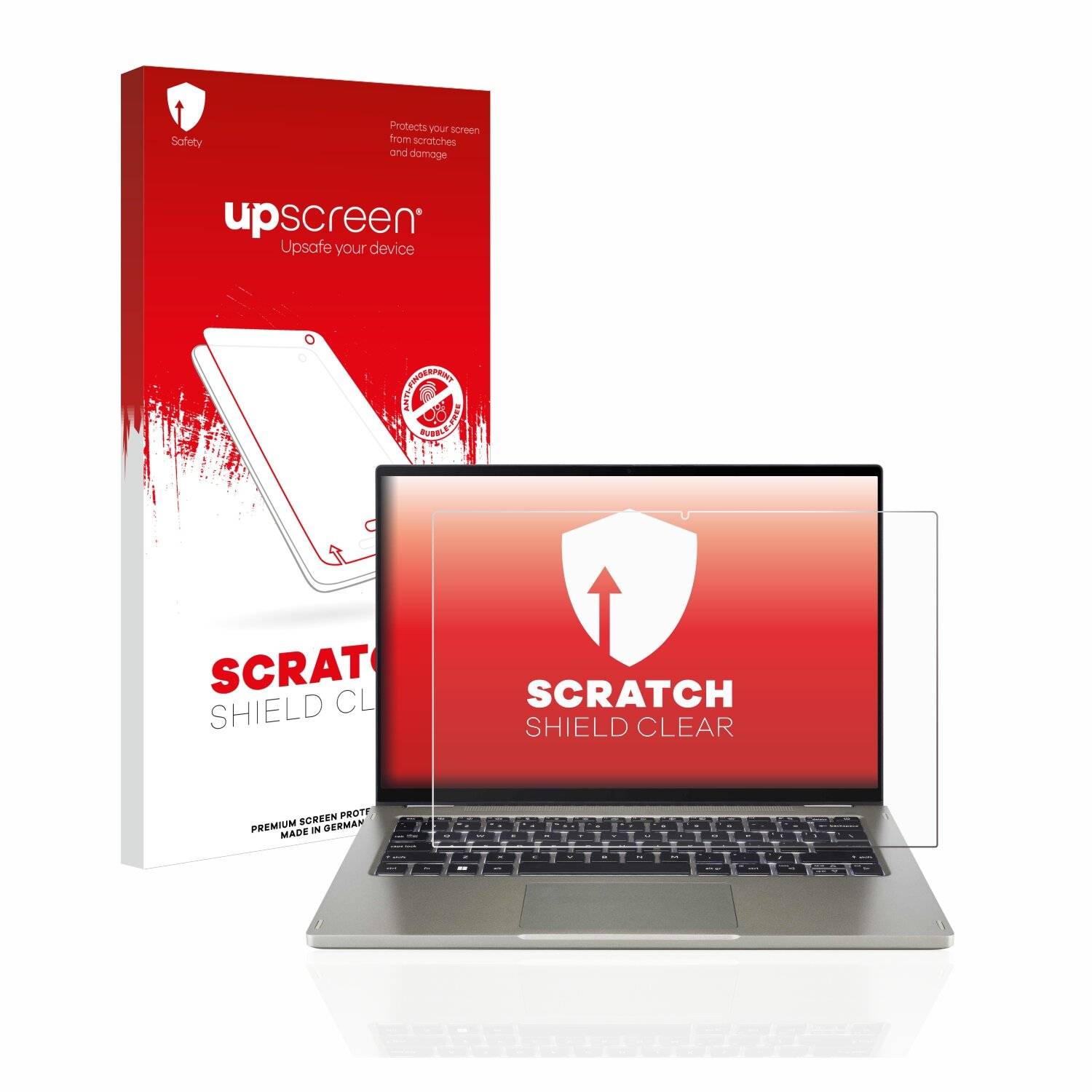 upscreen Scratch Shield Clear Premium Displayschutzfolie für Acer Spin 5 SP514-51N