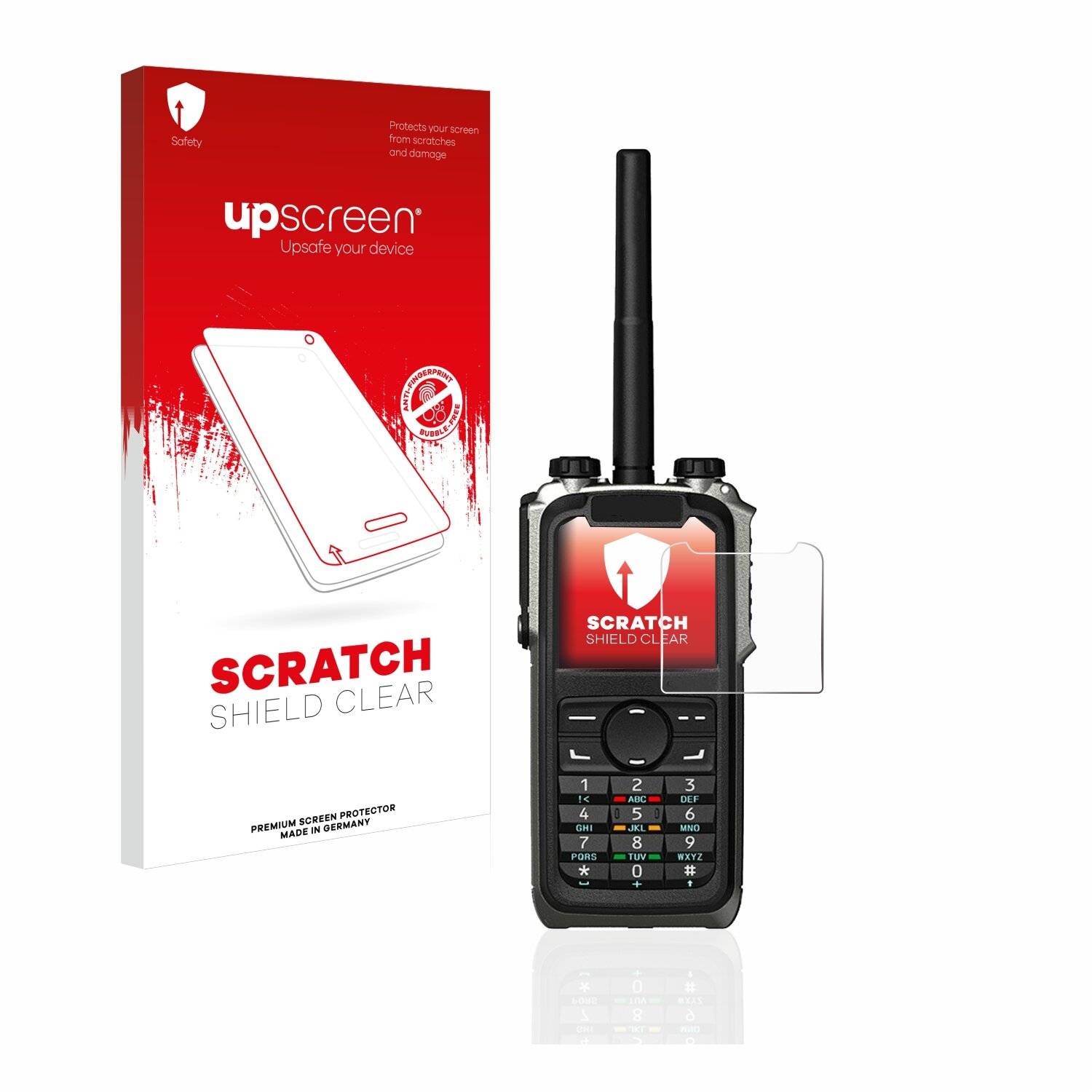 upscreen Scratch Shield Clear Premium Displayschutzfolie für Hytera