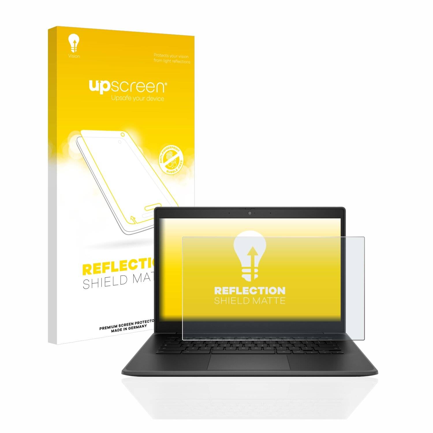 upscreen Reflection Shield Matte Premium Displayschutzfolie für HP Chromebook Fortis 14