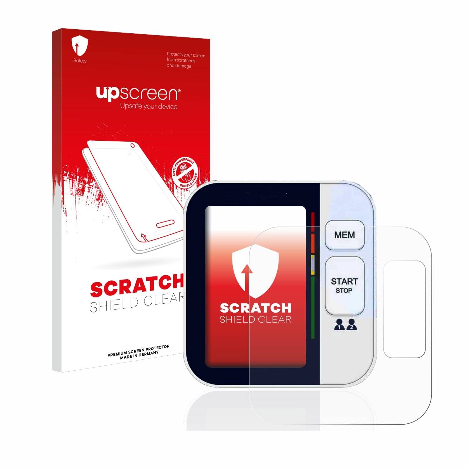 upscreen Scratch Shield Clear Premium Displayschutzfolie für Visomat Comfort