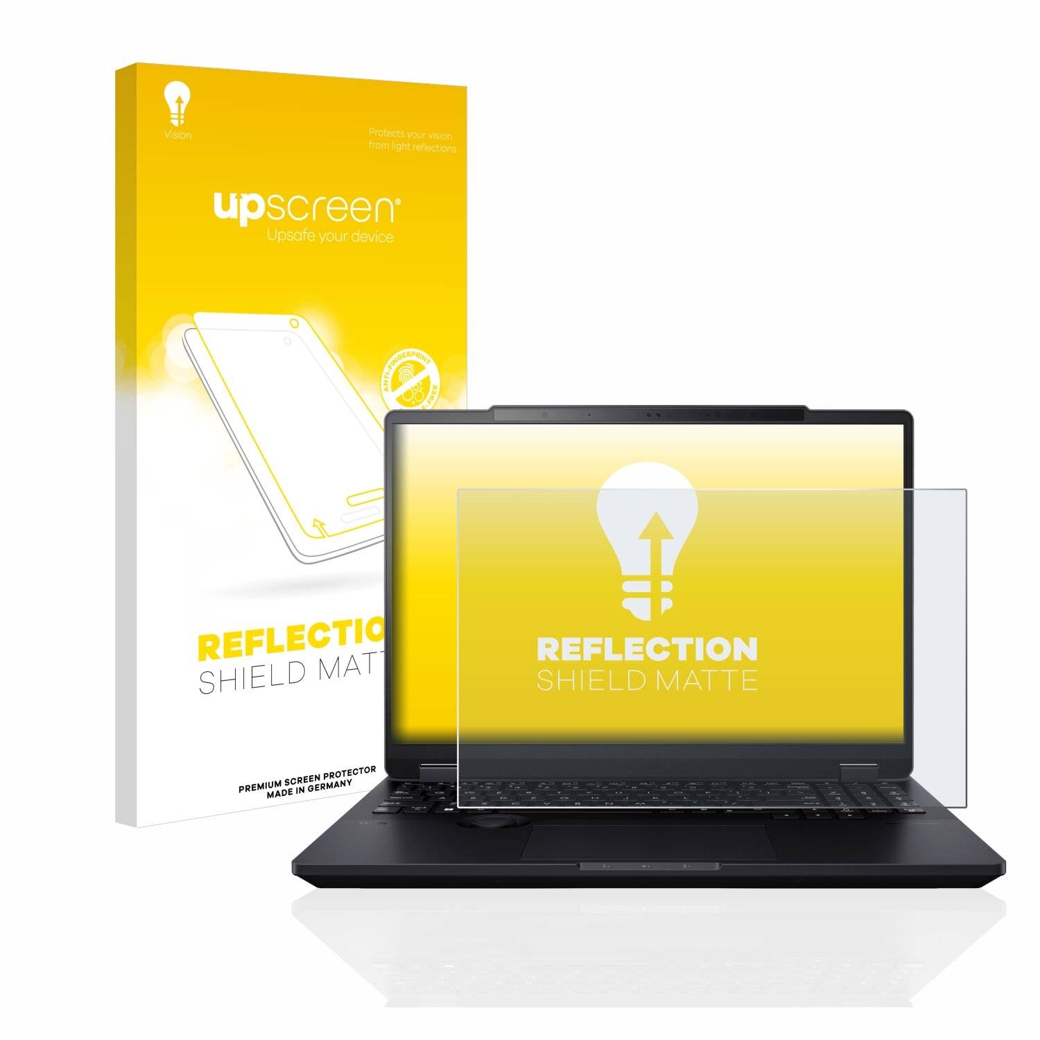 upscreen Reflection Shield Matte Premium Displayschutzfolie für Asus ProArt StudioBook 16 3D