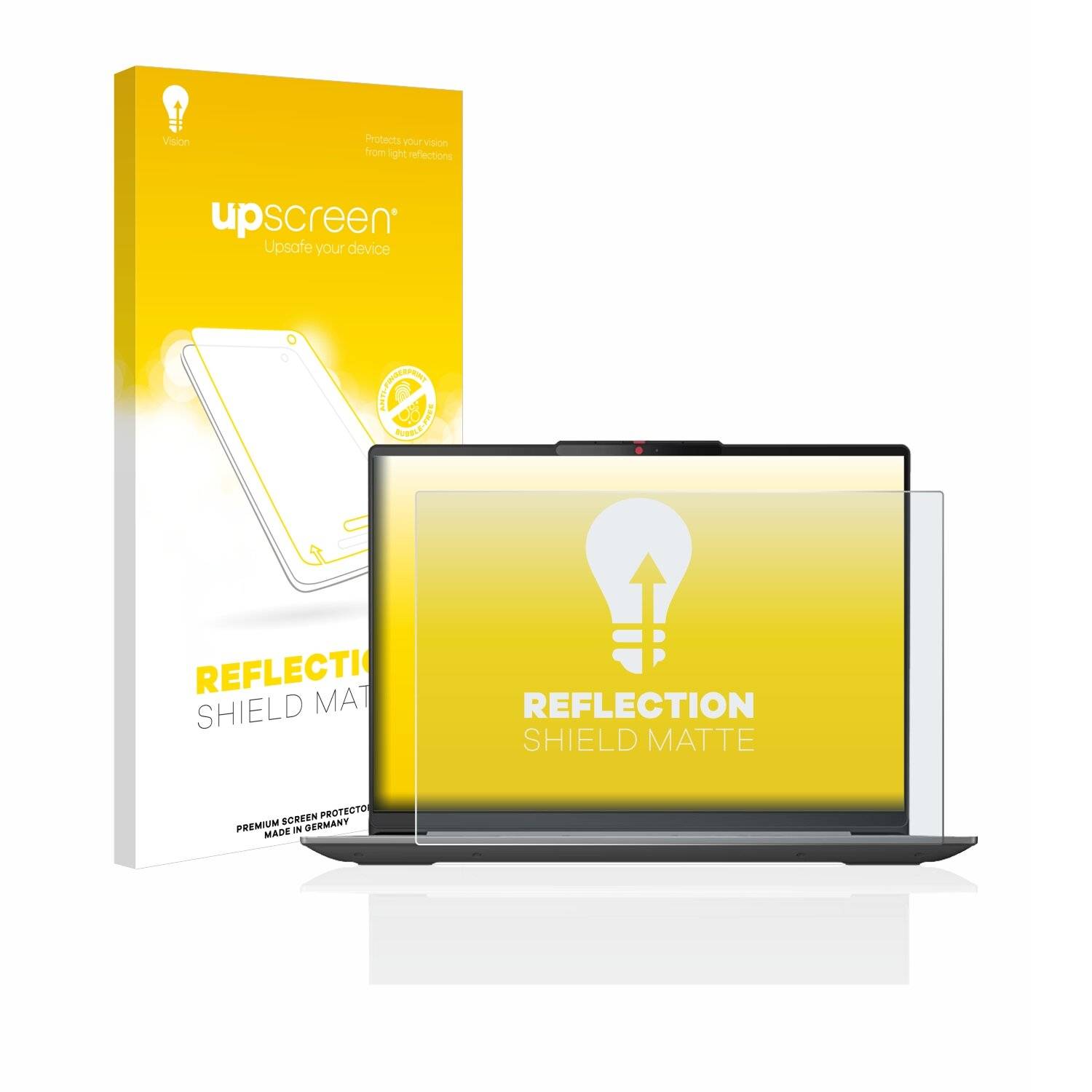 upscreen Reflection Shield Matte Premium Displayschutzfolie für Lenovo IdeaPad Slim 5i Gen 8