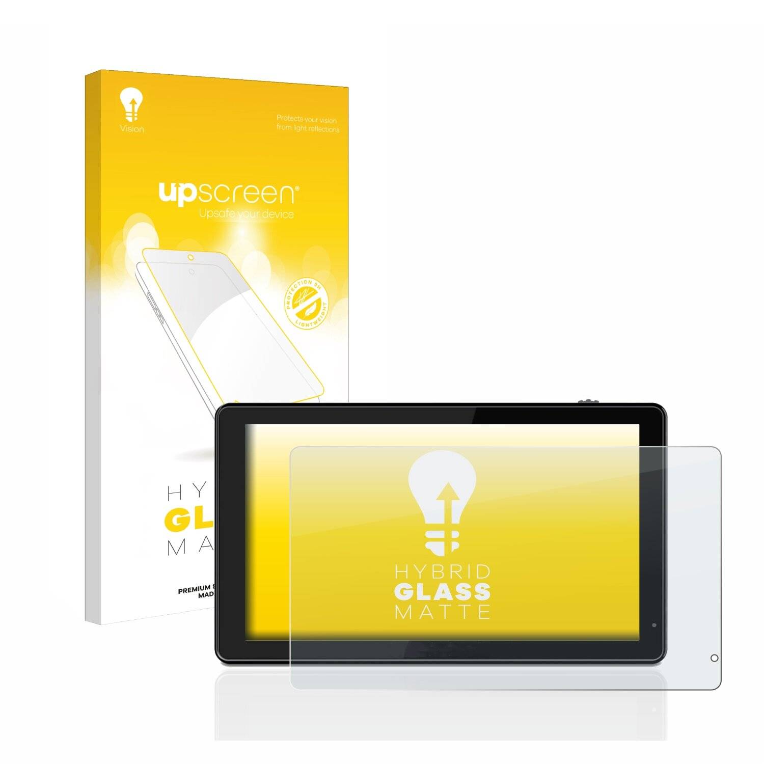 upscreen Hybrid Glass Matte Premium Schutzglas Folie für Feelworld LUT5