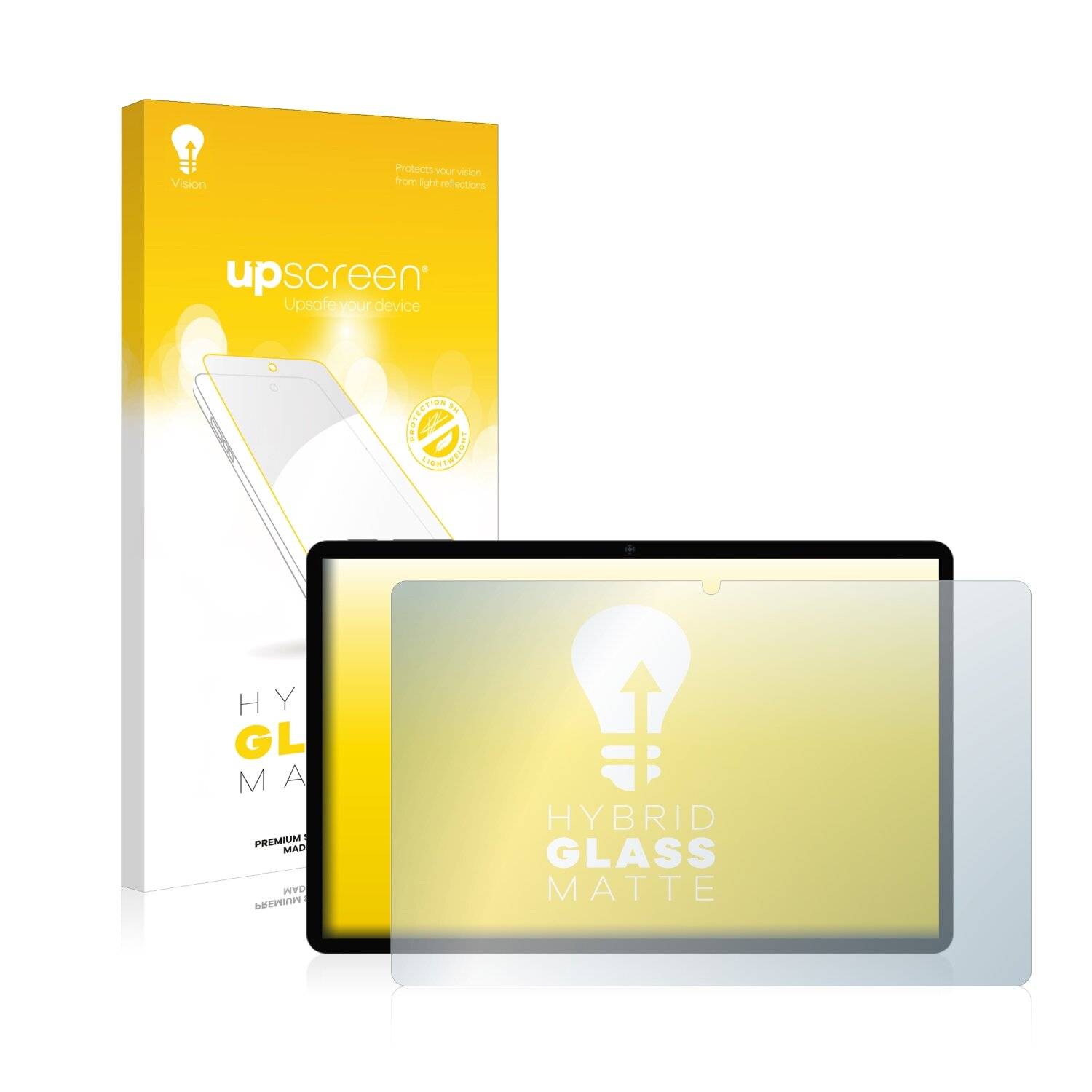 upscreen Hybrid Glass Matte Premium Schutzglas Folie für Teclast P30