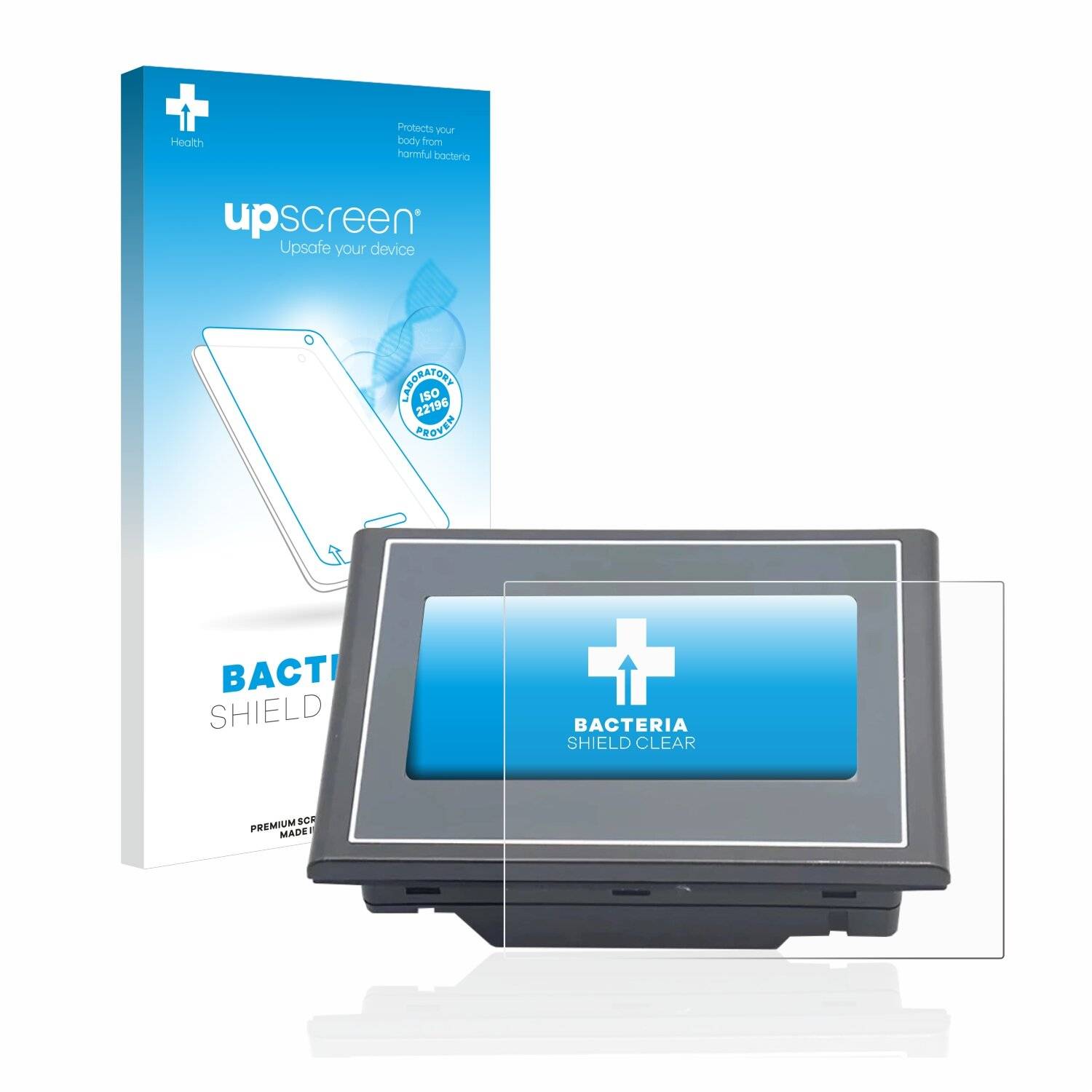 upscreen Bacteria Shield Clear Premium Antibakterielle Displayschutzfolie für Delta