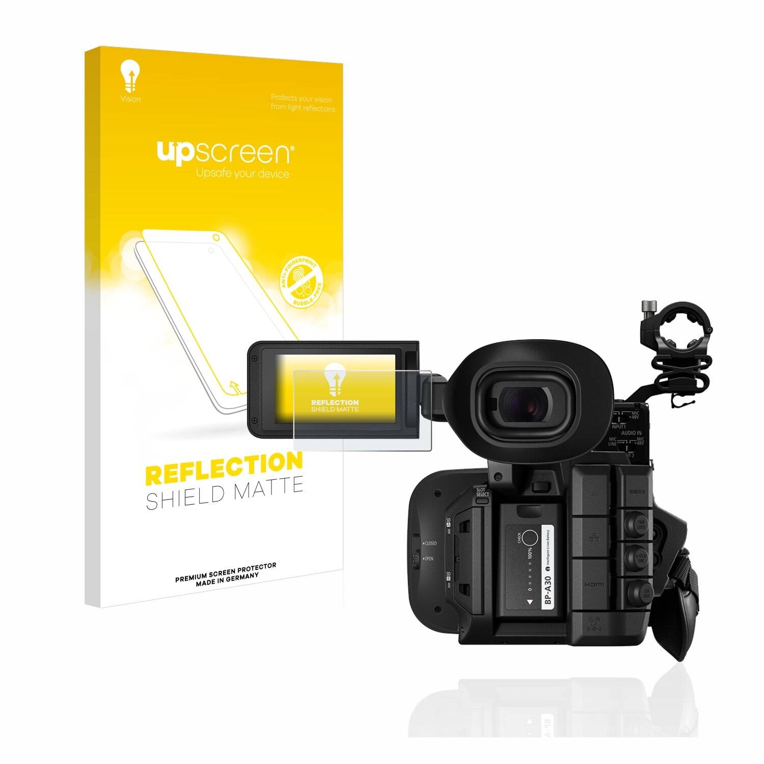 upscreen Reflection Shield Matte Premium Displayschutzfolie für Canon