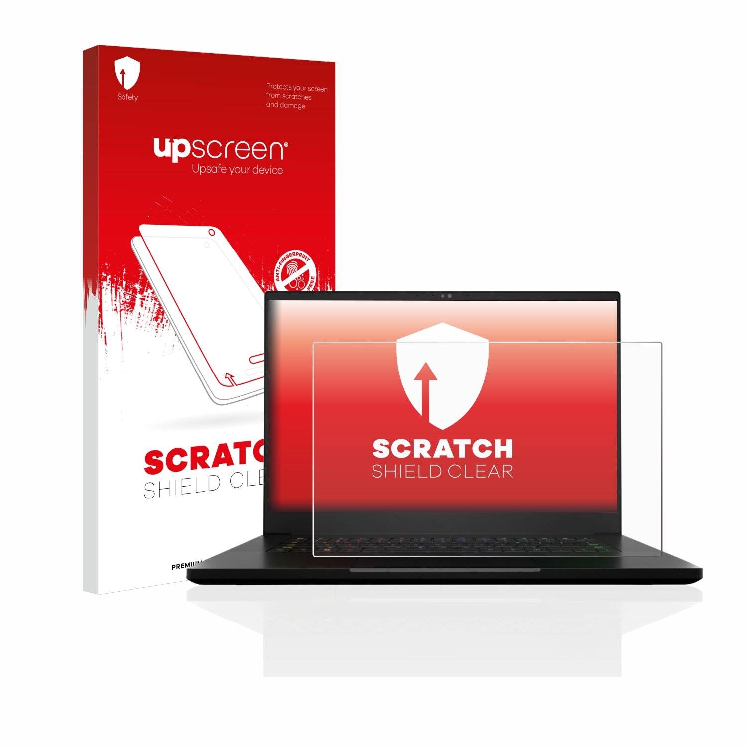upscreen Scratch Shield Clear Premium Displayschutzfolie für Razer Blade 15