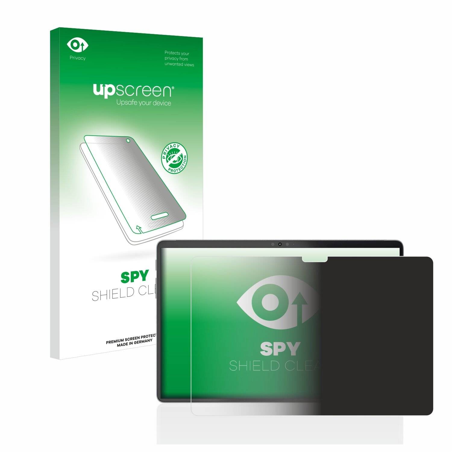 upscreen Spy Shield Clear Premium Blickschutzfolie für Blackview Oscal Pad