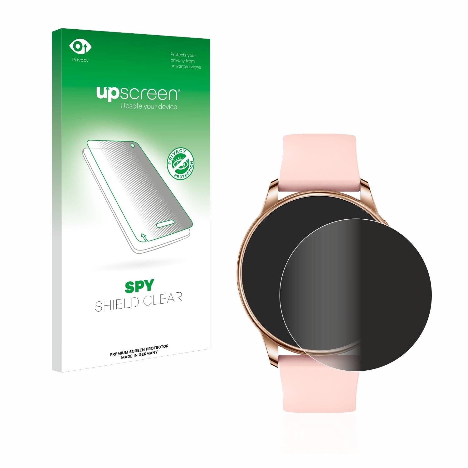 upscreen Spy Shield Clear Premium Blickschutzfolie für Levowatch