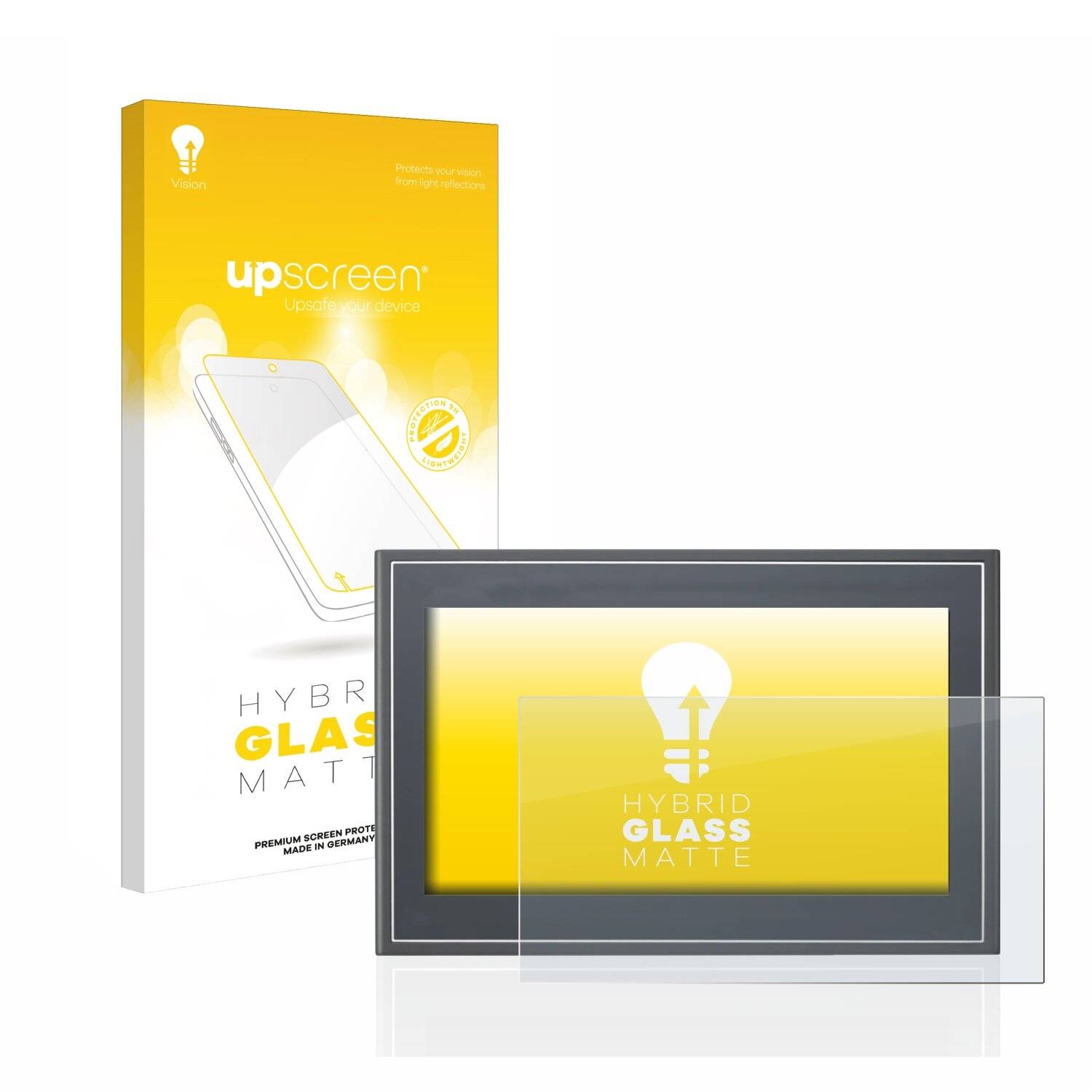 upscreen Hybrid Glass Matte Premium Schutzglas Folie für Delta