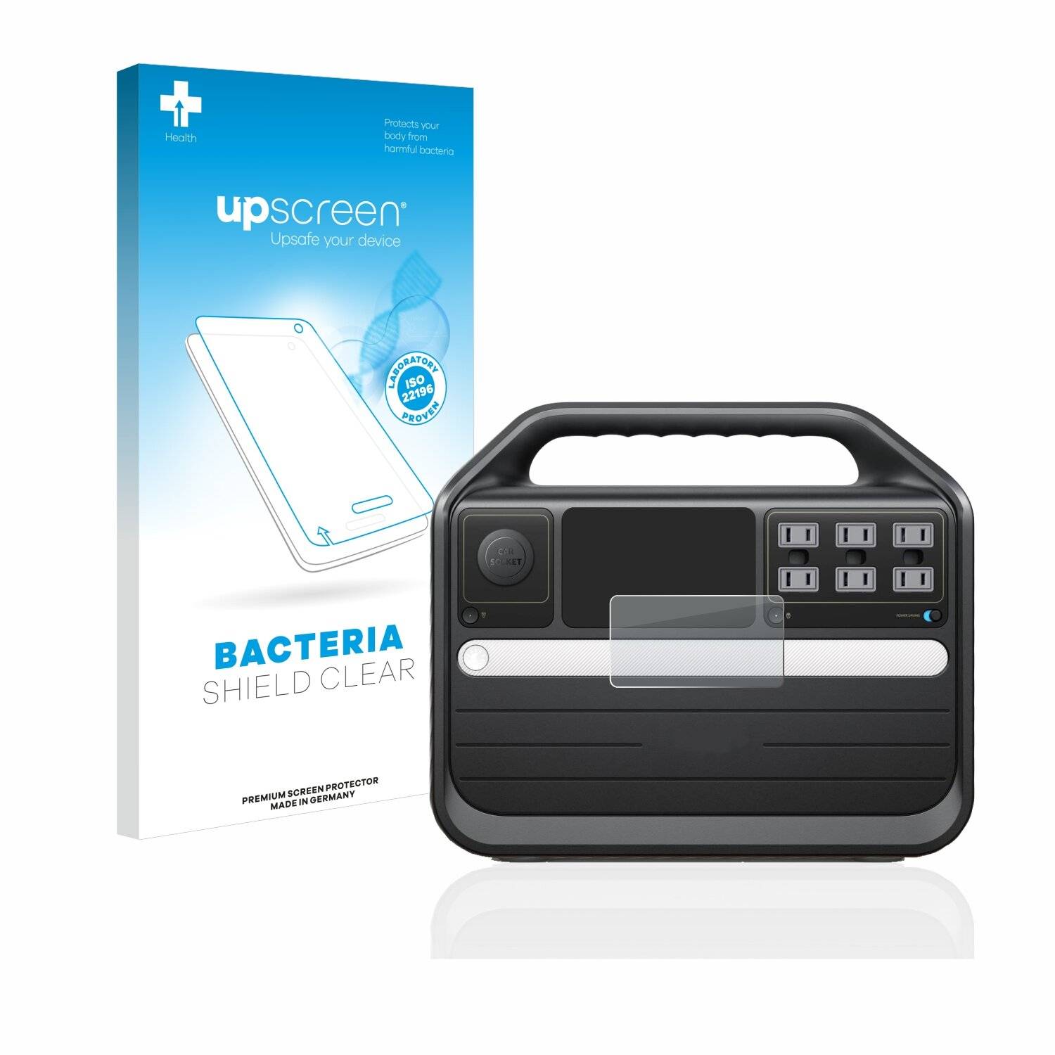 upscreen Bacteria Shield Clear Premium Antibakterielle Displayschutzfolie für Anker