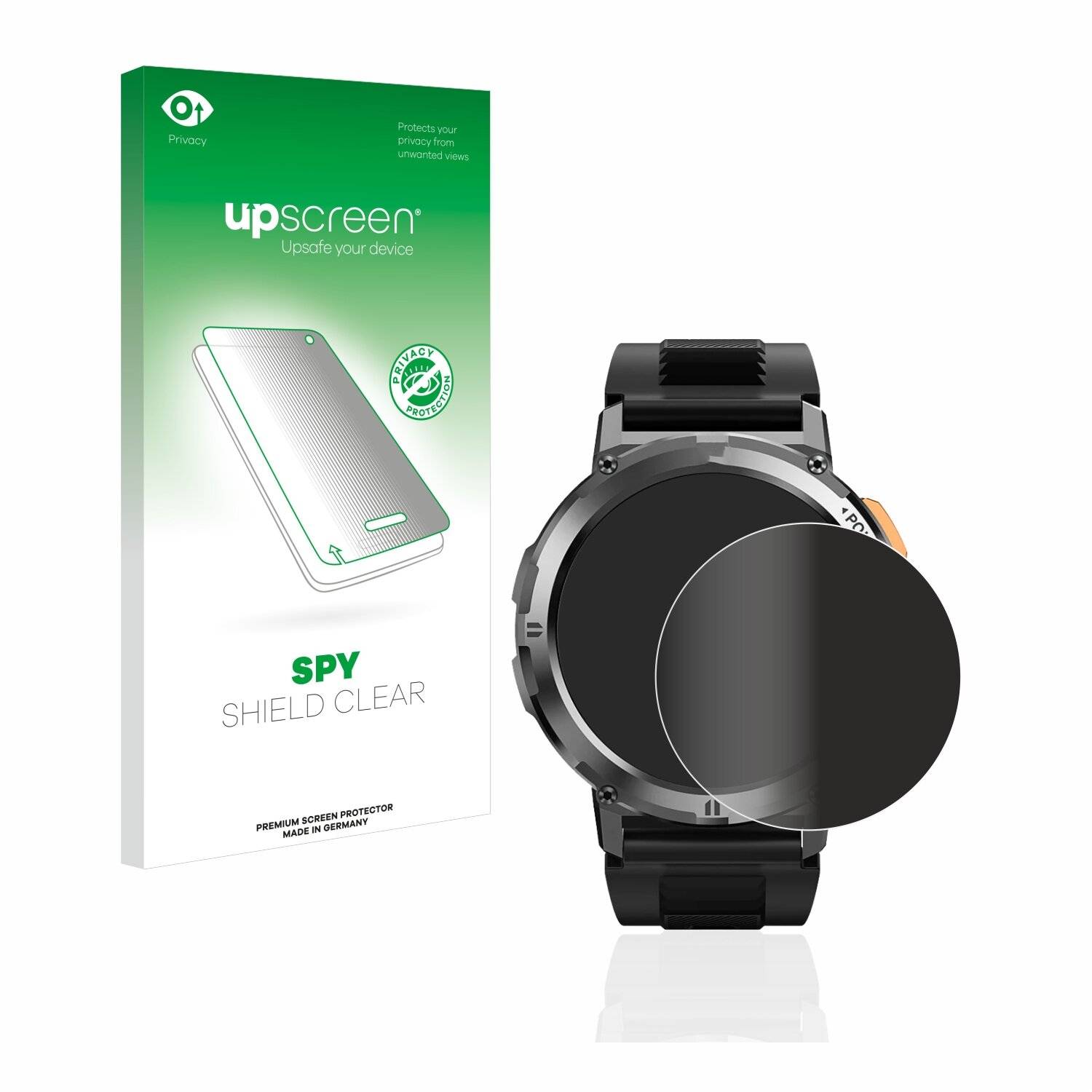 upscreen Spy Shield Clear Premium Blickschutzfolie für Kospet Tank T2 (36