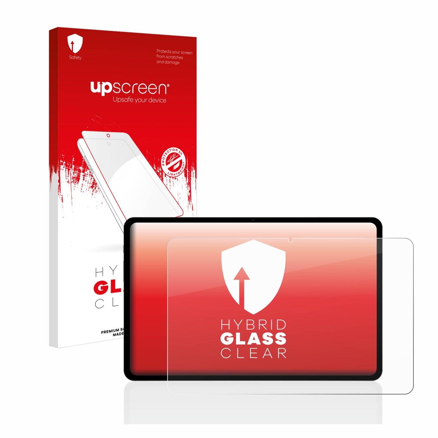 upscreen Hybrid Glass Clear Premium Schutzglas Folie für Teclast T50 2023
