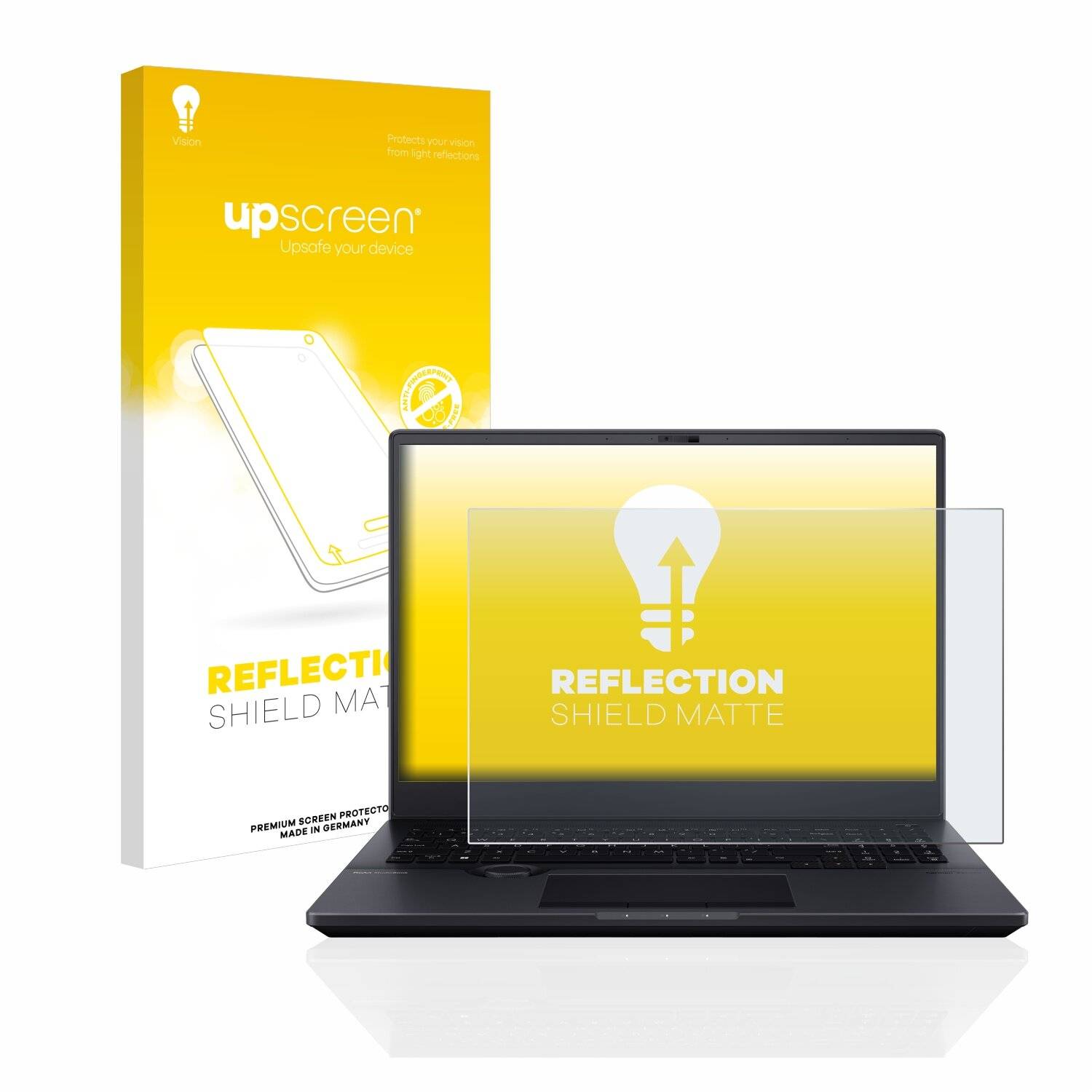 upscreen Reflection Shield Matte Premium Displayschutzfolie für Asus ProArt StudioBook 16