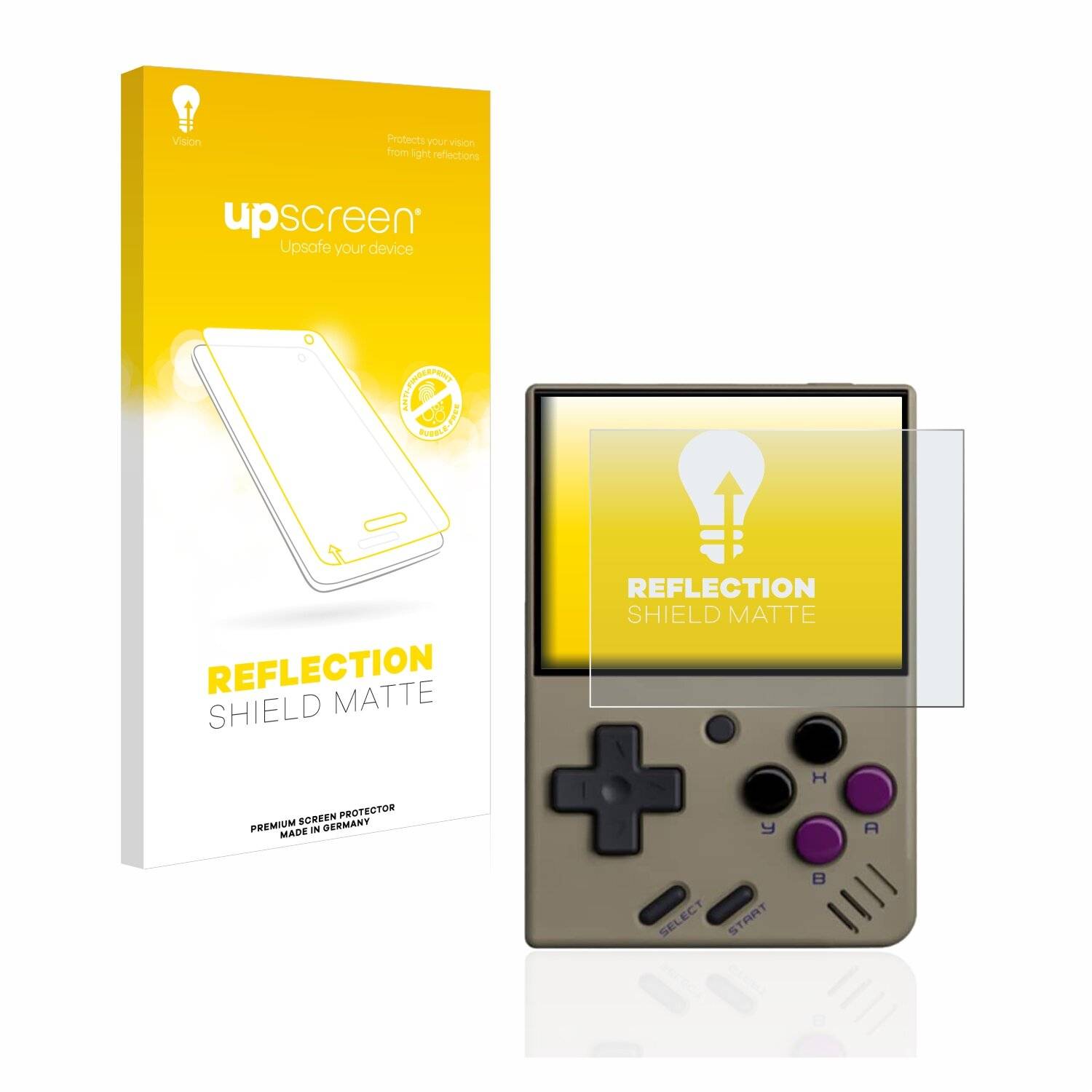 upscreen Reflection Shield Matte Premium Displayschutzfolie für Miyoo Mini