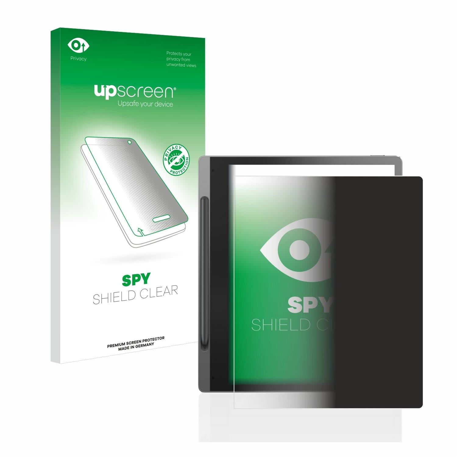 upscreen Spy Shield Clear Premium Blickschutzfolie für Lenovo Smart