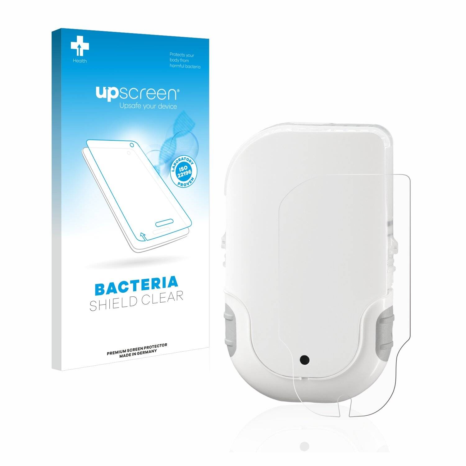 upscreen Bacteria Shield Clear Premium Antibakterielle Displayschutzfolie für Roche