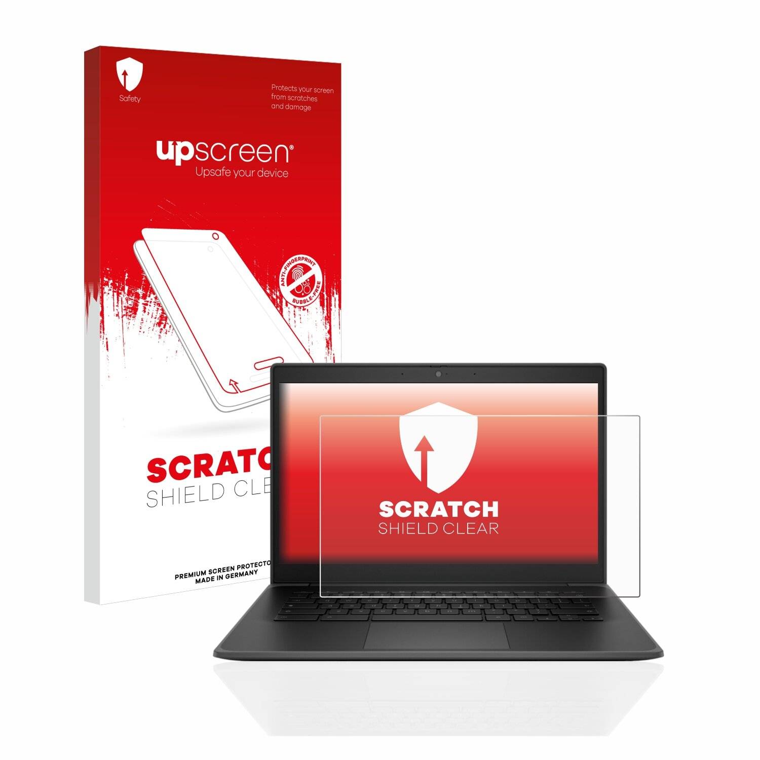 upscreen Scratch Shield Clear Premium Displayschutzfolie für HP Chromebook Fortis 14