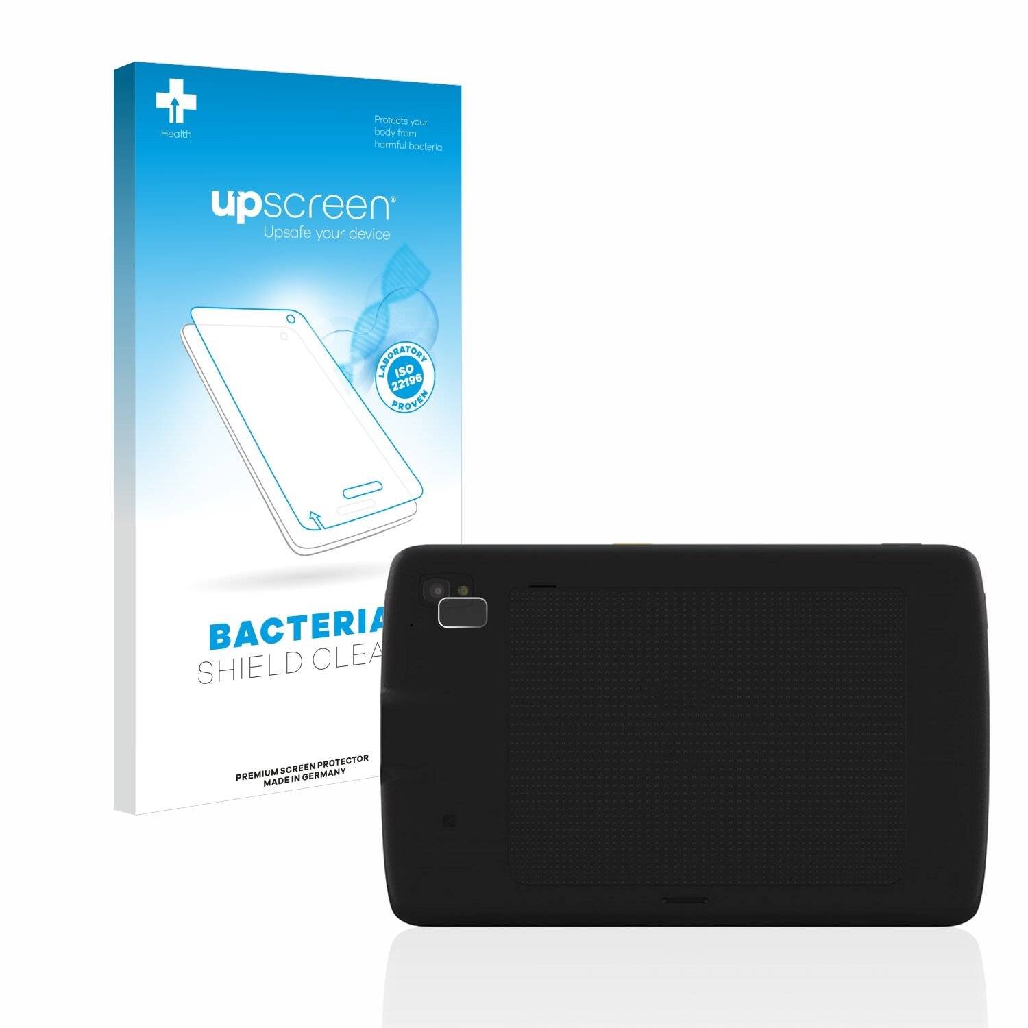 upscreen Bacteria Shield Clear Premium Antibakterielle Displayschutzfolie für Zebra ET40