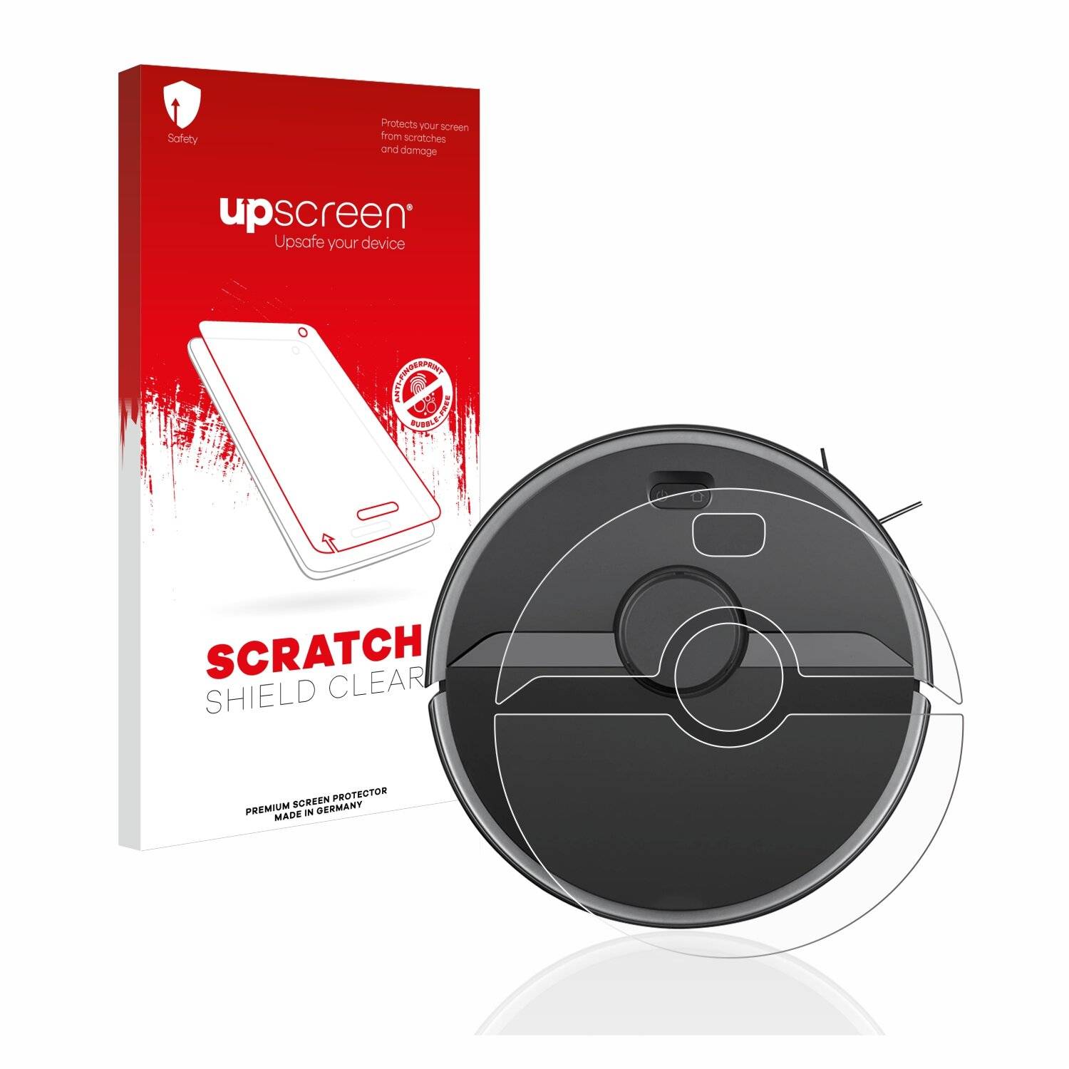 upscreen Scratch Shield Clear Premium Displayschutzfolie für Roborock S6